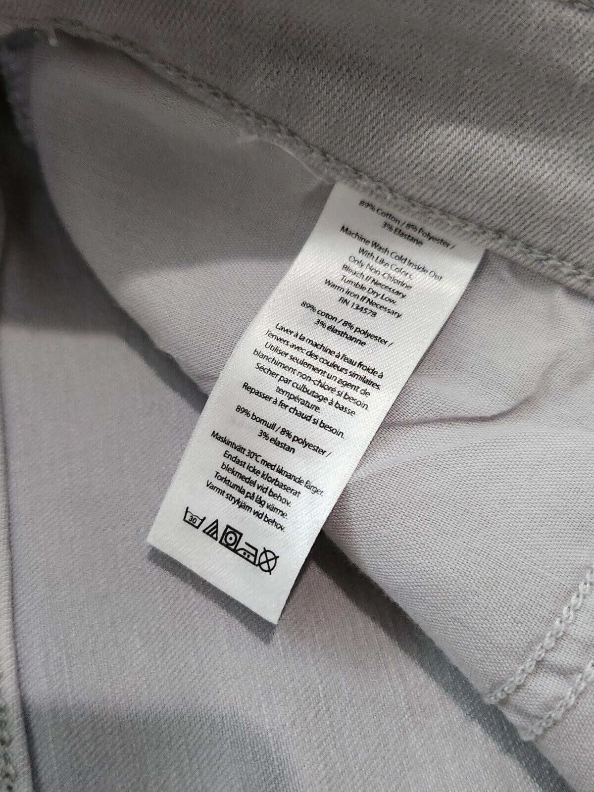 Designer Vinyard Vines Skinny Jeans Size 6 Grey Stretch Size 28" / US 6 / IT 42 - 4 Thumbnail