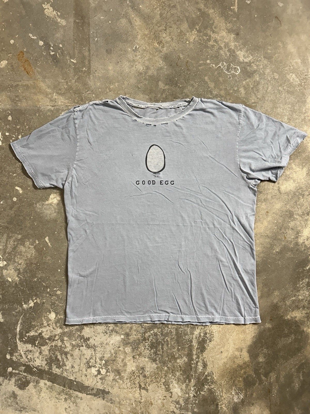 Vintage Vintage 00’s Good Egg Distressed Faded T-Shirt Size Large Size US L / EU 52-54 / 3 - 1 Thumbnail