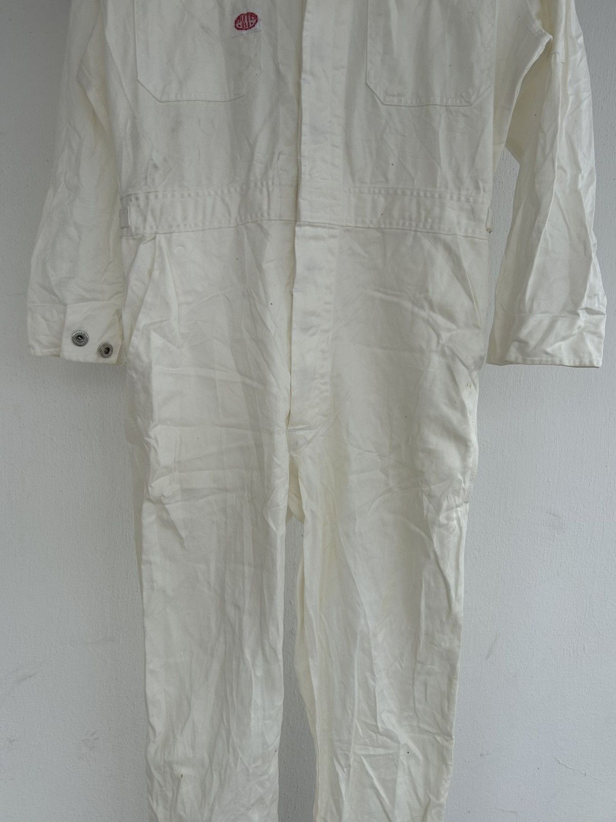 Japanese Brand Kawasaki Team Racing Japan Vintage White Coverall Size US 31 - 7 Thumbnail