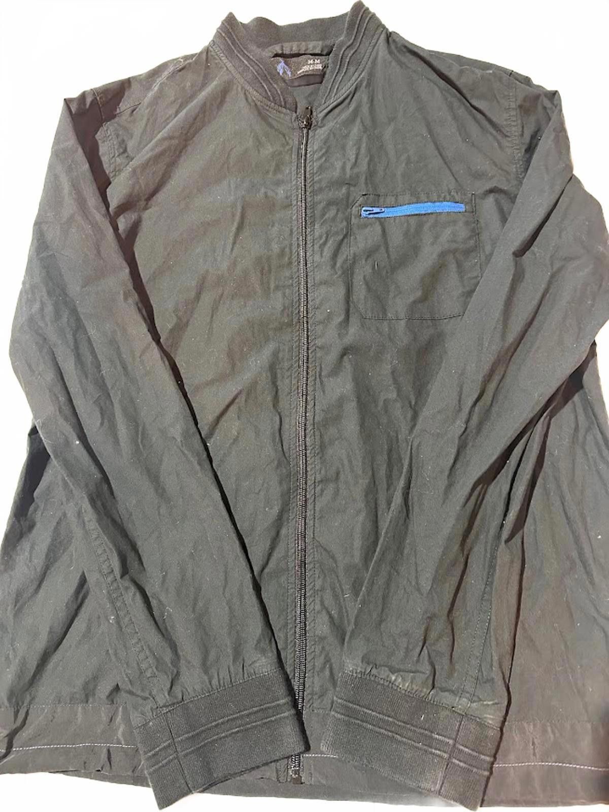 MMW M.M Black Zip Jacket Blue Pocket M Size US M / EU 48-50 / 2 - 6 Thumbnail