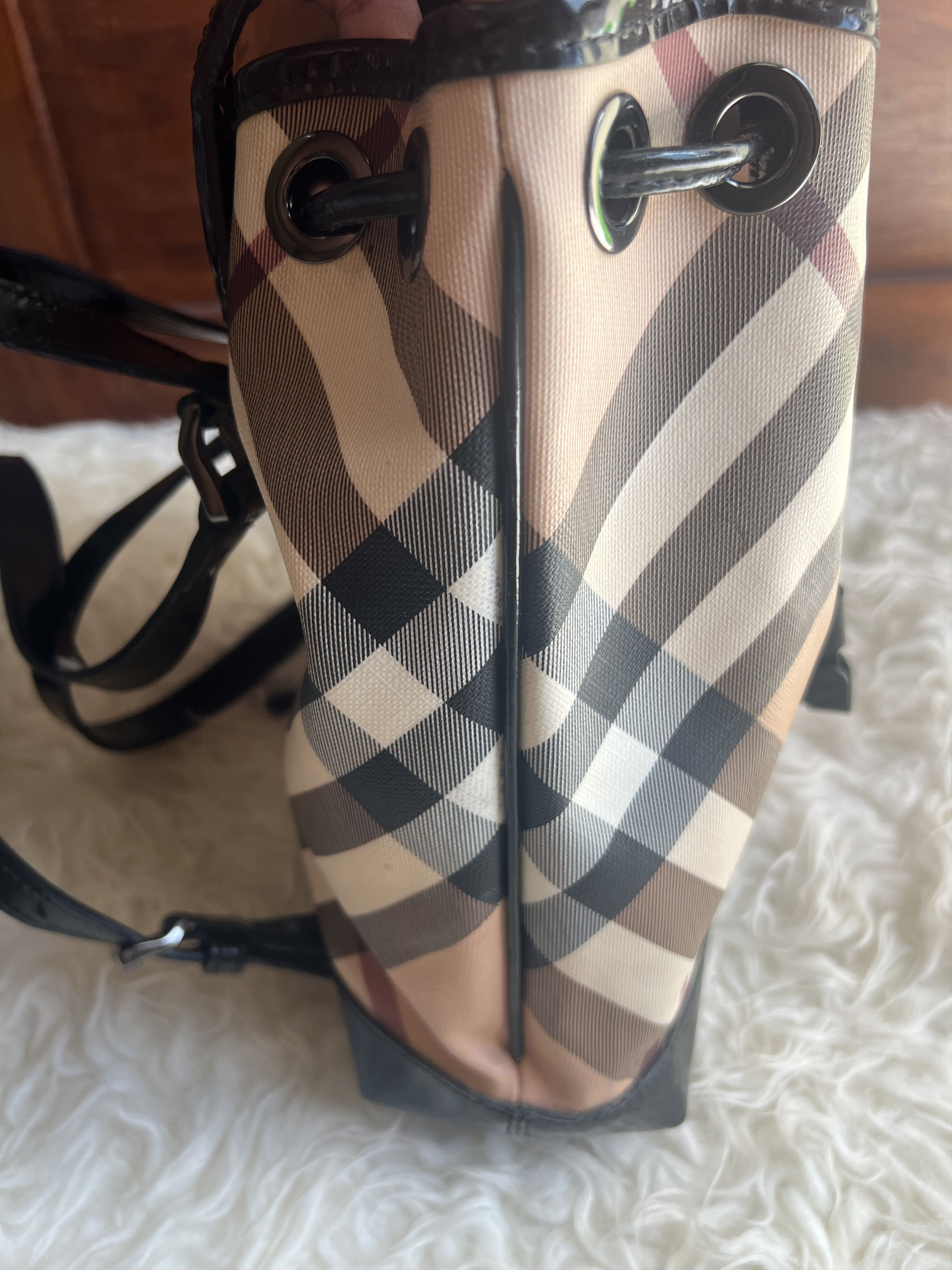 Burberry Authentic Burberry Small Nova Check Backpack Size ONE SIZE - 9 Thumbnail