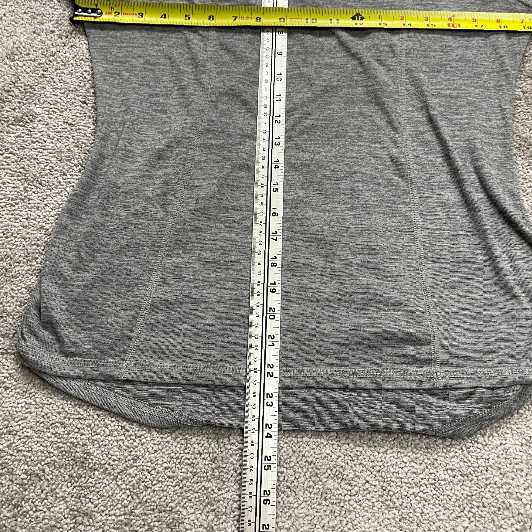 Vintage Athletic Works Active Top Womens M Gray Round Neck Long Sleeve T-Shirt Size M / US 6-8 / IT 42-44 - 7 Thumbnail