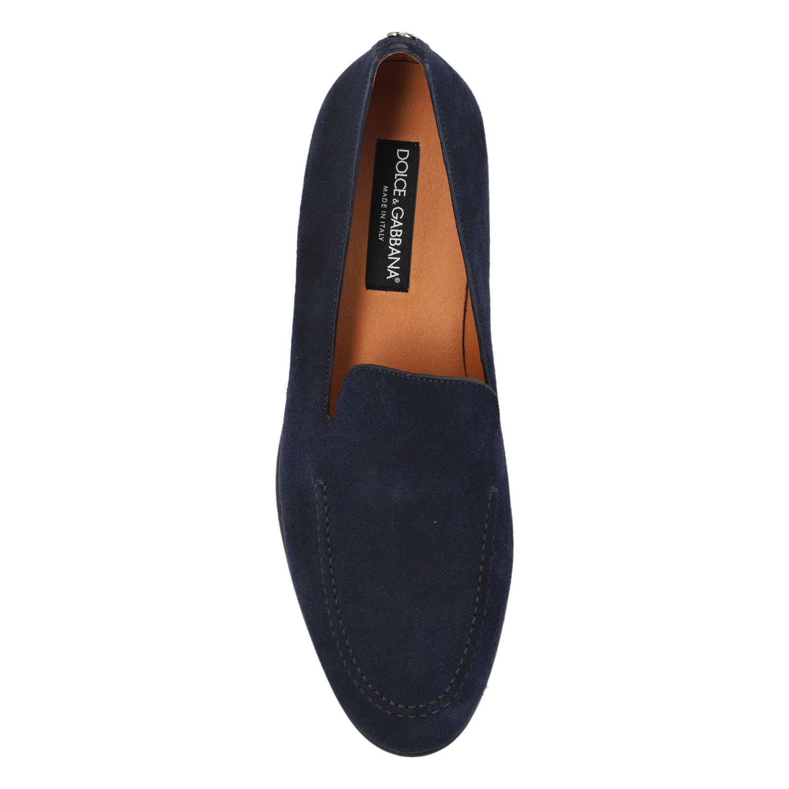 Dolce & Gabbana DOLCE&GABBANA Split Navy Blue Suede Loafers New & Authentic Size US 9.5 / EU 42-43 - 4 Thumbnail