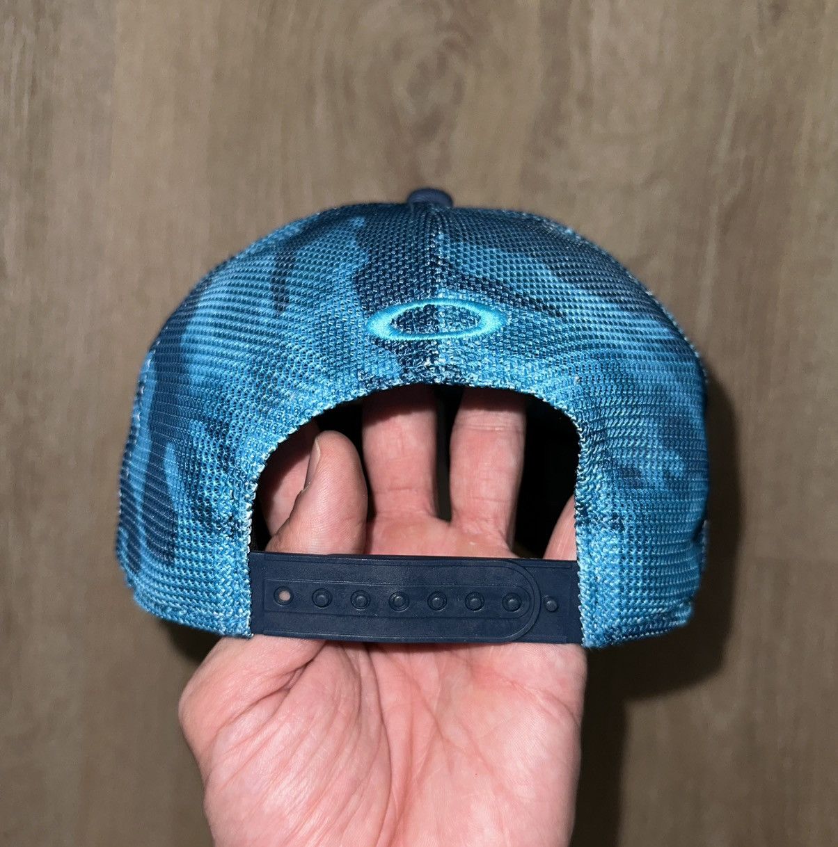 Oakley Oakley Blue Camo SnapBack Hat Size ONE SIZE - 3 Thumbnail