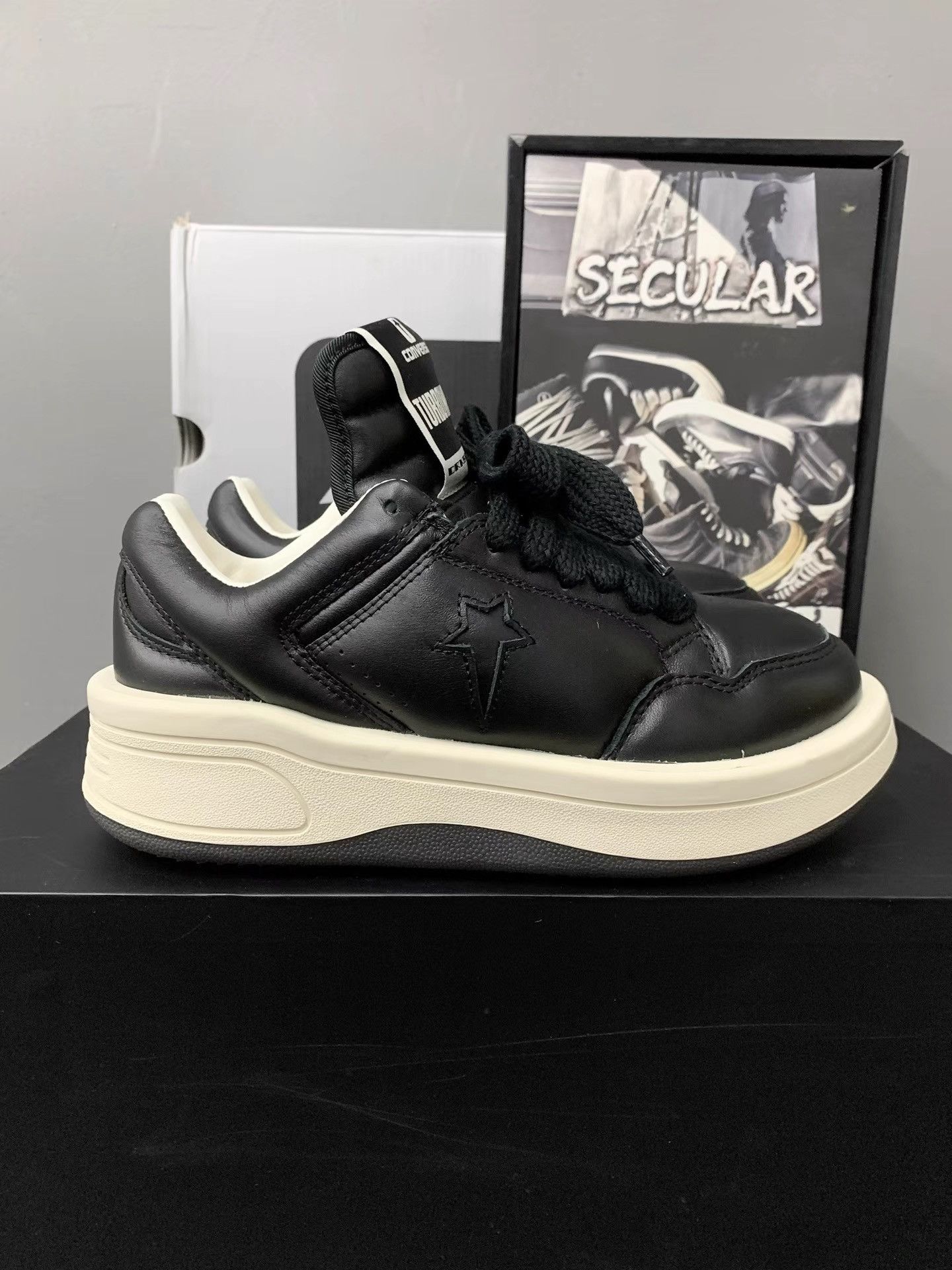 Rick Owens Rick Owens Converse Co-branded Low-top TURBOWPN K34 Size US 5 / IT 35 - 3 Thumbnail