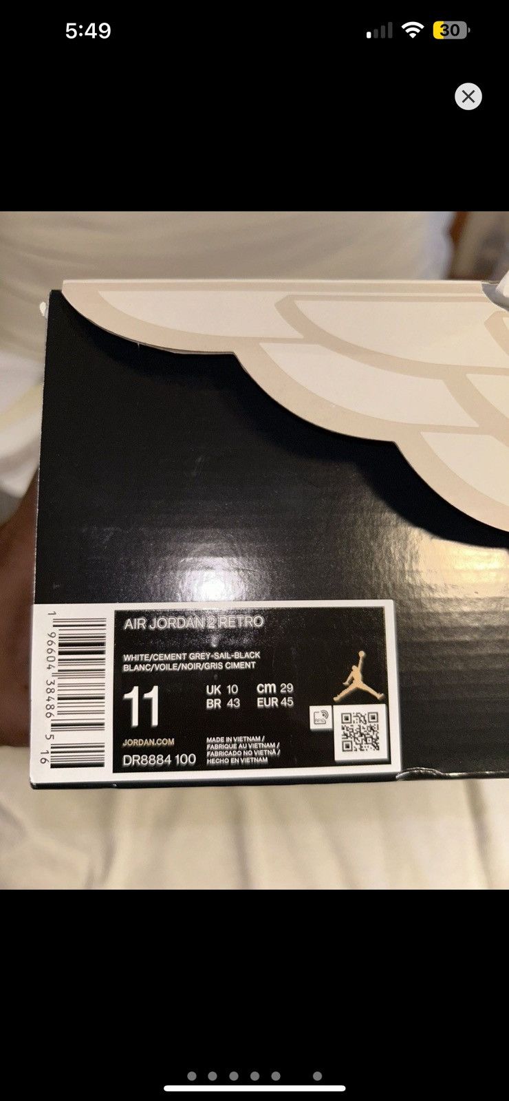 Jordan Brand Jordan 2 Cement Grey Size US 11 / EU 44 - 6 Thumbnail