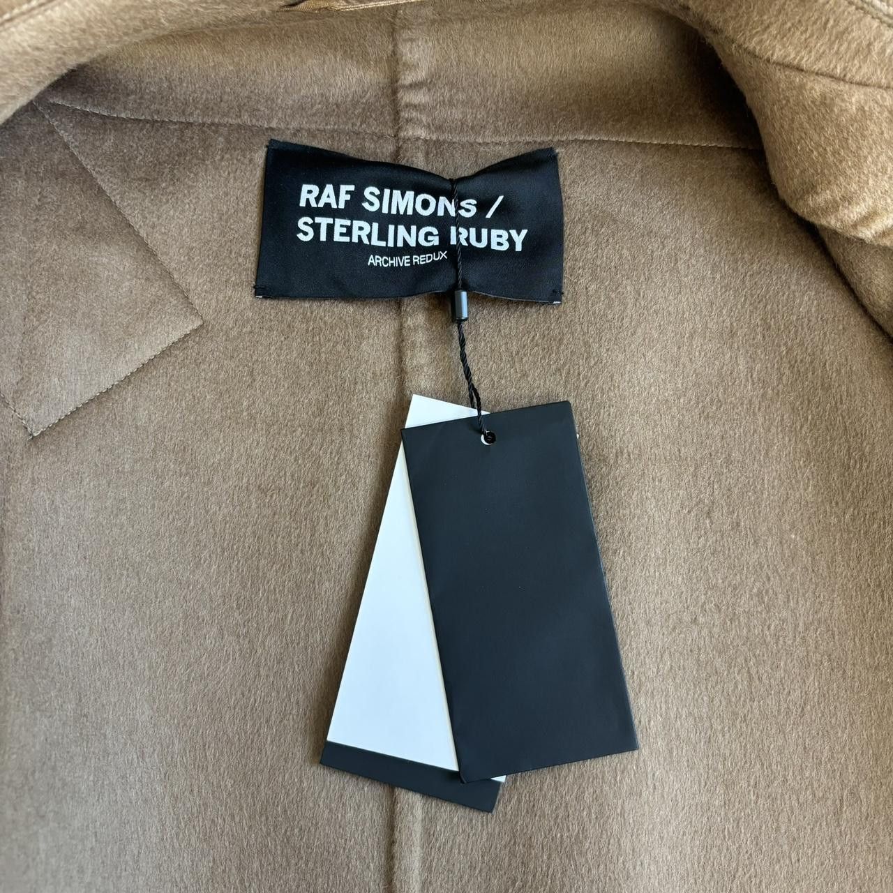 Raf Simons x Sterling Ruby Archive Redux tapes patches Coat