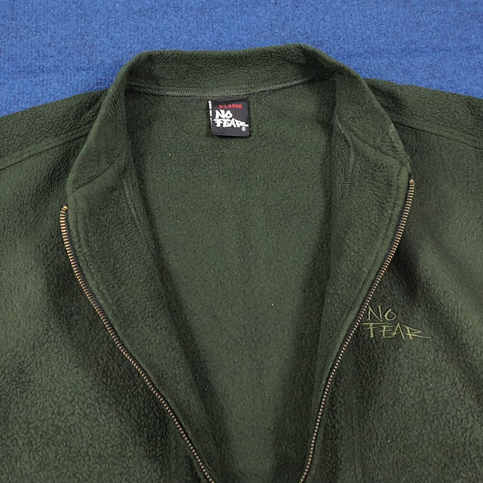 No Fear Vintage 90s No Fear Fleece Vest Gorpcore Style C279N19 Size US L / EU 52-54 / 3 - 5 Thumbnail