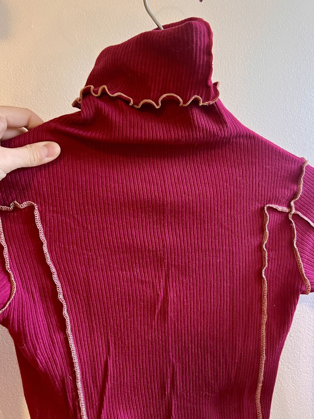 Baserange Baserange burgundy turtleneck top Size M / US 6-8 / IT 42-44 - 5 Thumbnail