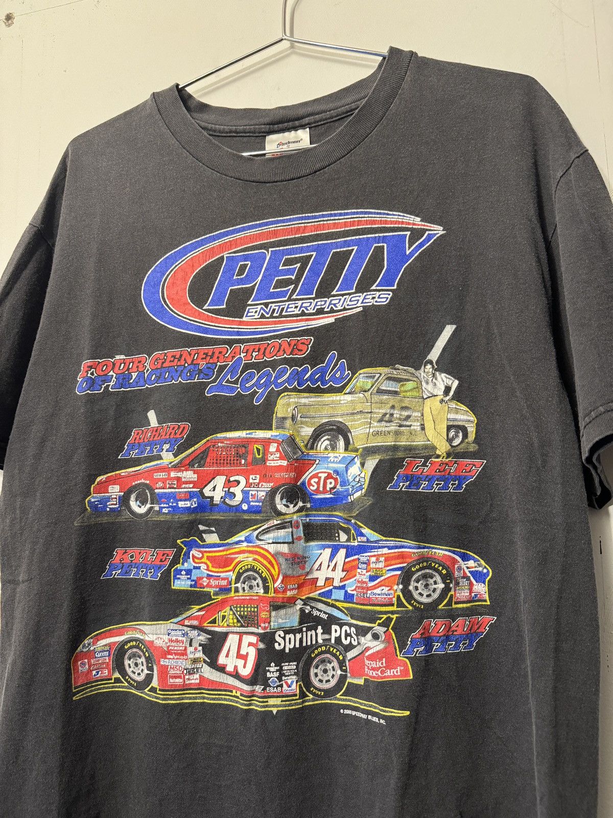 Vintage Nascar Racing Shirt Faded Thrashed ERD Grunge Size US L / EU 52-54 / 3 - 4 Thumbnail