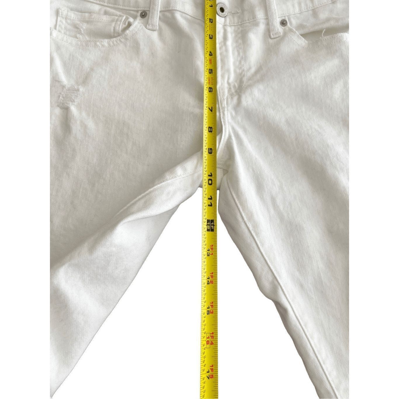 Lucky Brand Lucky Brand distressed Boyfriend White Jeans 8/29 Size 30" / US 8 / IT 44 - 3 Thumbnail