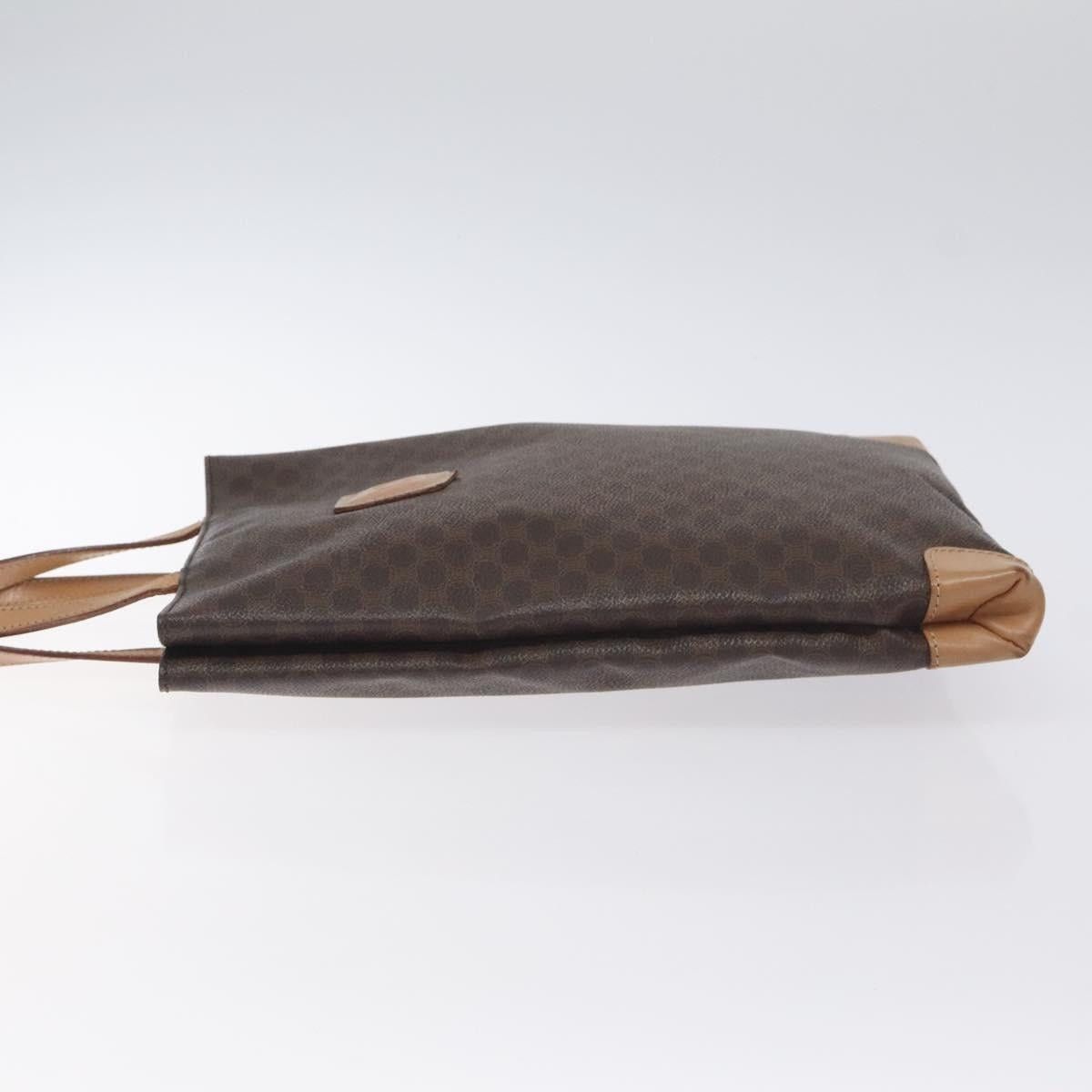 Celine CELINE Macadam Canvas Hand Bag Pvc Leather Brown Gold Size ONE SIZE - 5 Thumbnail
