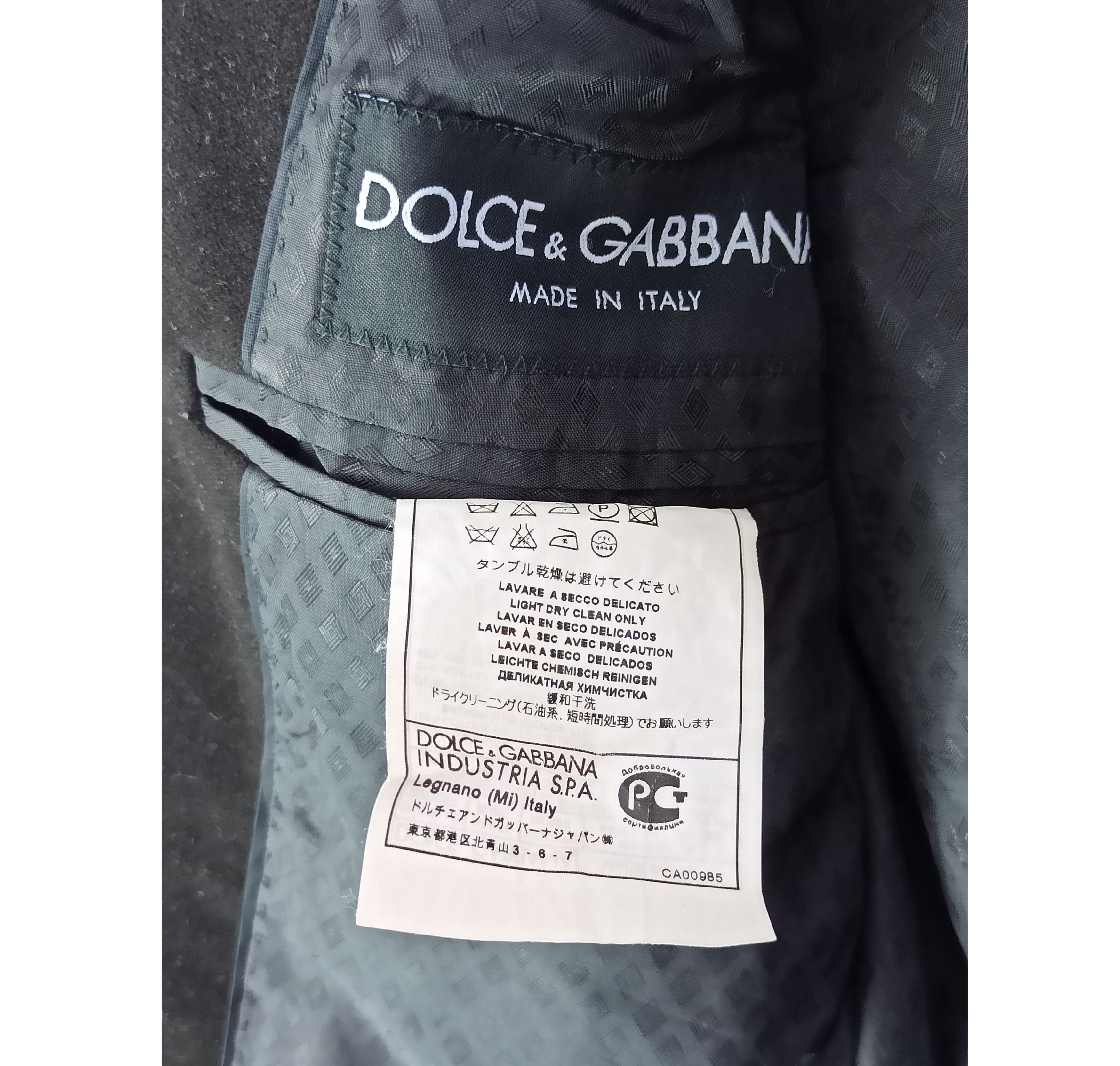 Dolce & Gabbana Dolce & Gabbana Velour Blazer Size 46R - 5 Thumbnail