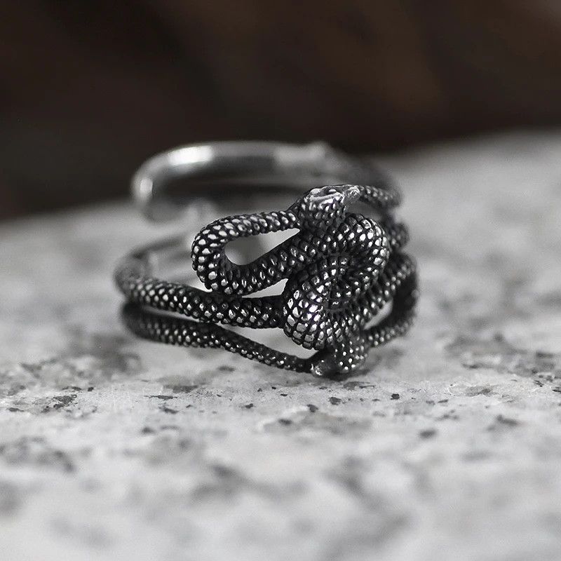 Japanese Brand × Jewelry × Vintage Double Snake Ring Size ONE SIZE - 2 Thumbnail