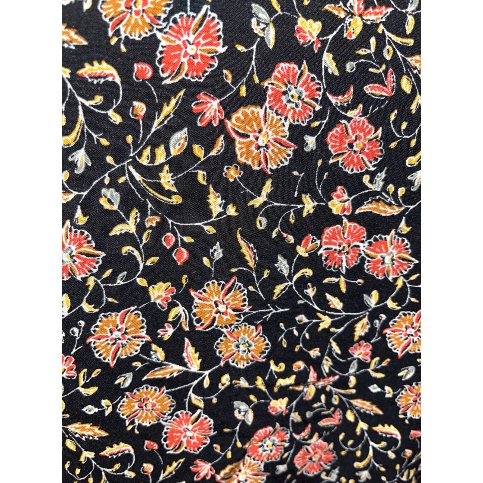 Old Navy Old Navy Women's Floral Long Sleeve Tunic Blouse XS Rayon Casual Bohemian All Seasons Size XS / US 0-2 / IT 36-38 - 3 Thumbnail