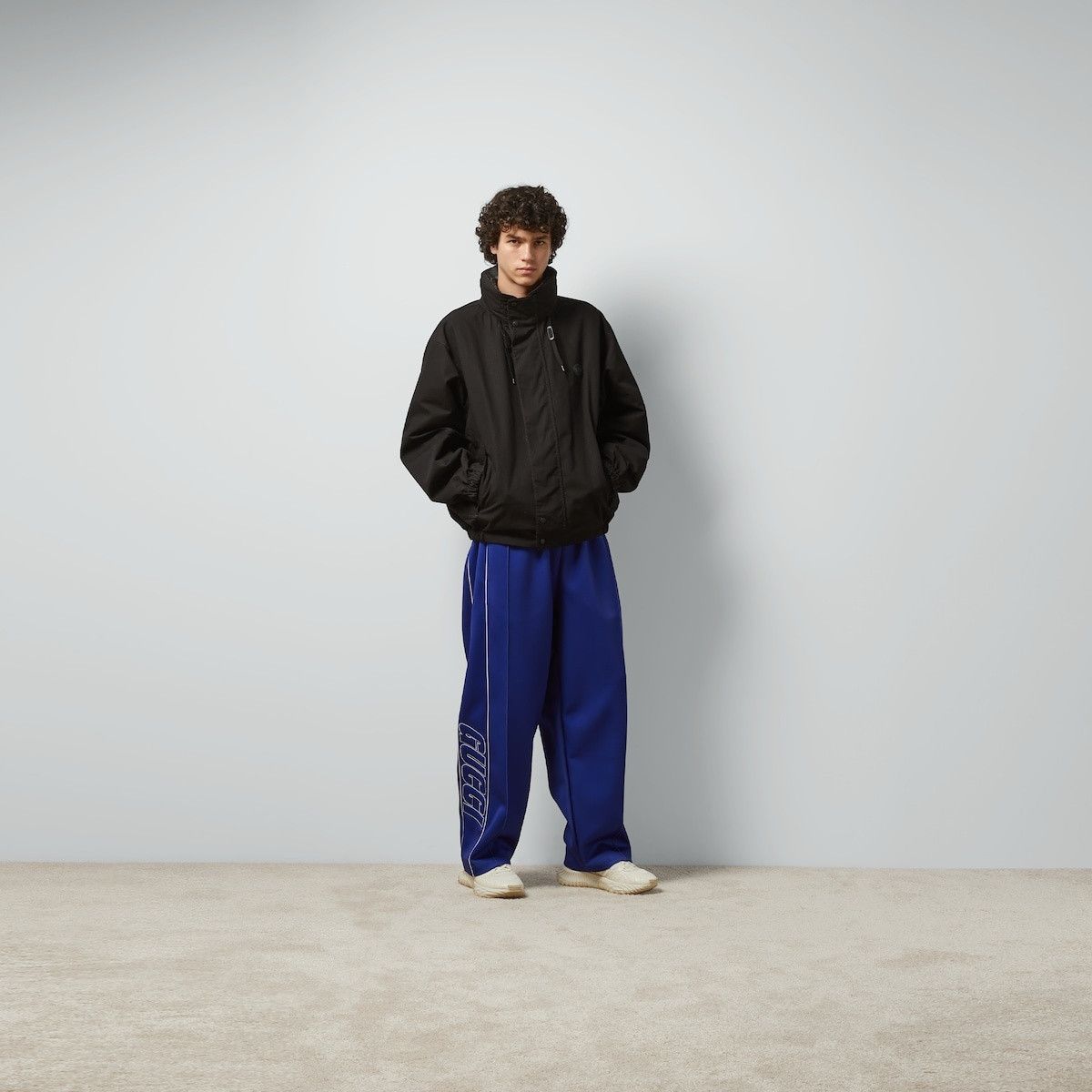 Gucci o1s1wg110125 Neoprene Jogging Pant in Blue/White Size US 36 / EU 52 - 2 Thumbnail