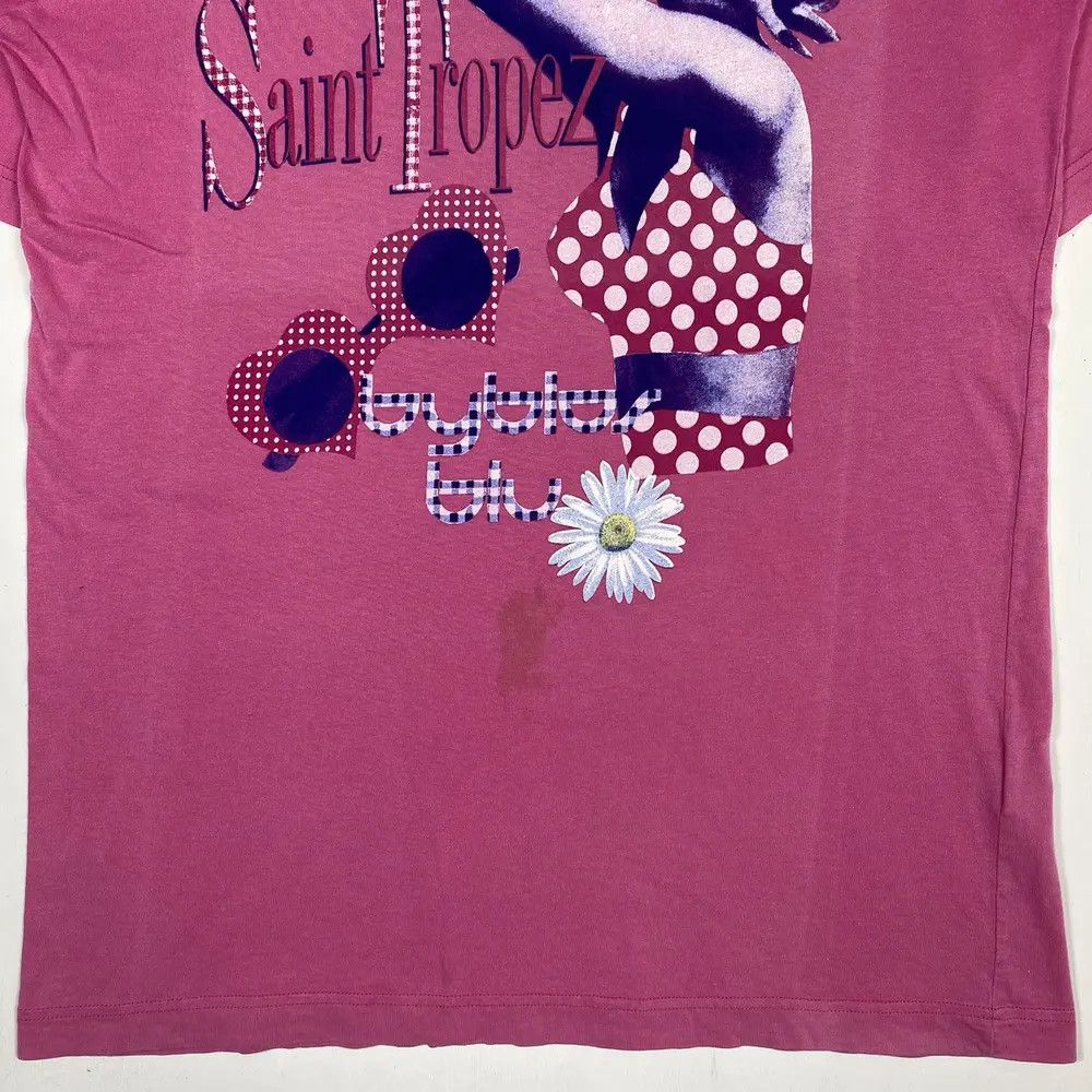 Byblos BYBLOS Blu Saint Tropez Graphic Faded Tee Made In Italy Size US M / EU 48-50 / 2 - 5 Thumbnail