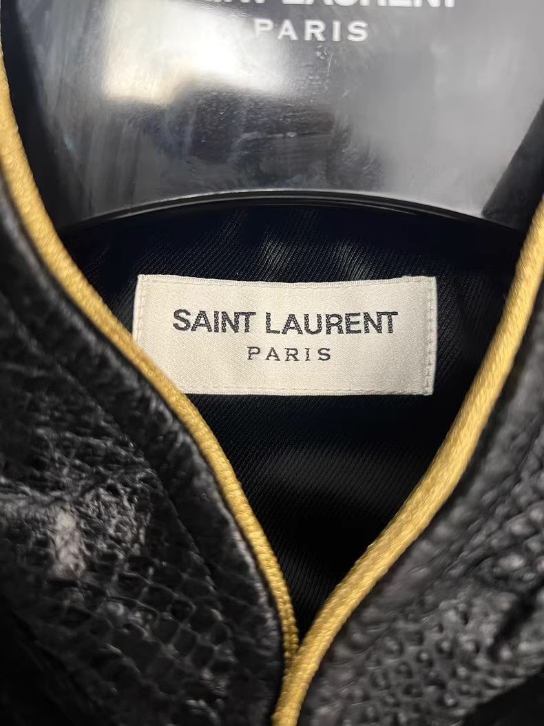 Saint Laurent Paris Saint Laurent SLP16FW Fashion Palace Velvet Salmon Jacket-2 Size US M / EU 48-50 / 2 - 2 Thumbnail