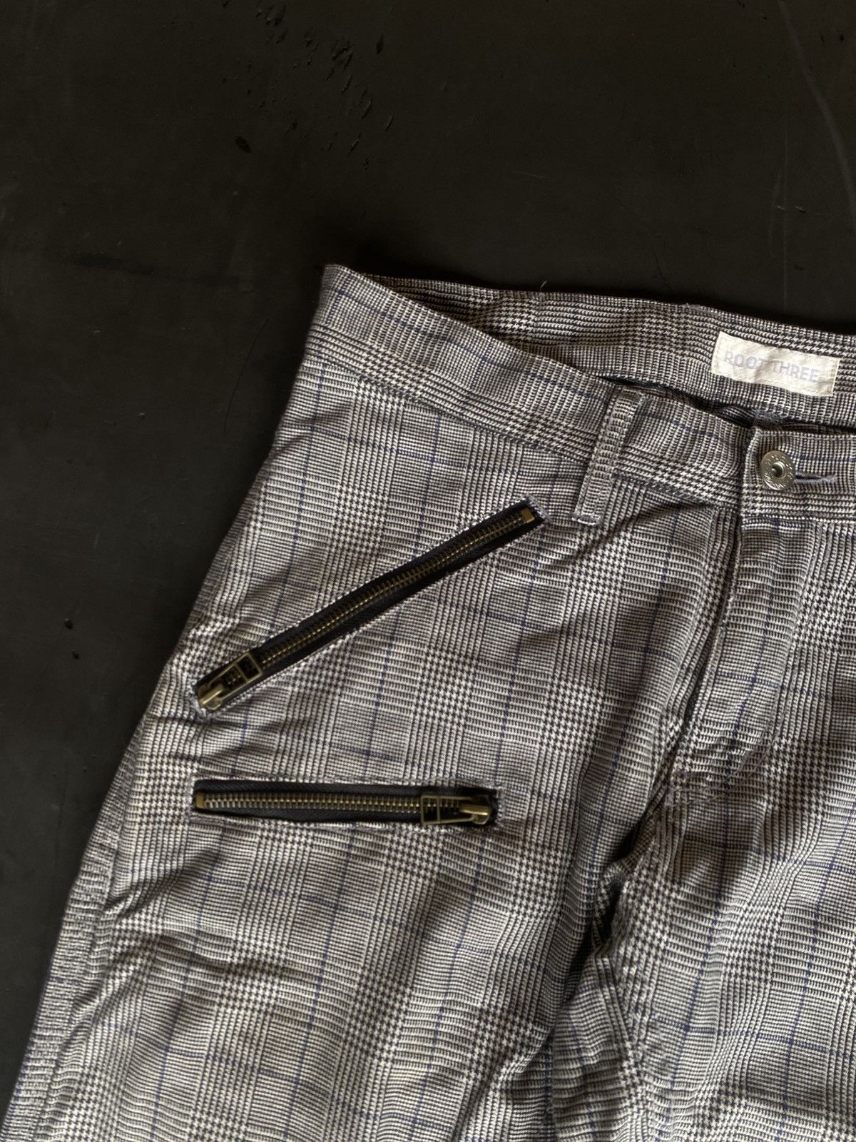 Japanese Brand × KMRii × Yasuyuki Ishii RootThree Plaid Vkei Pants Zipper Size US 29 - 3 Thumbnail