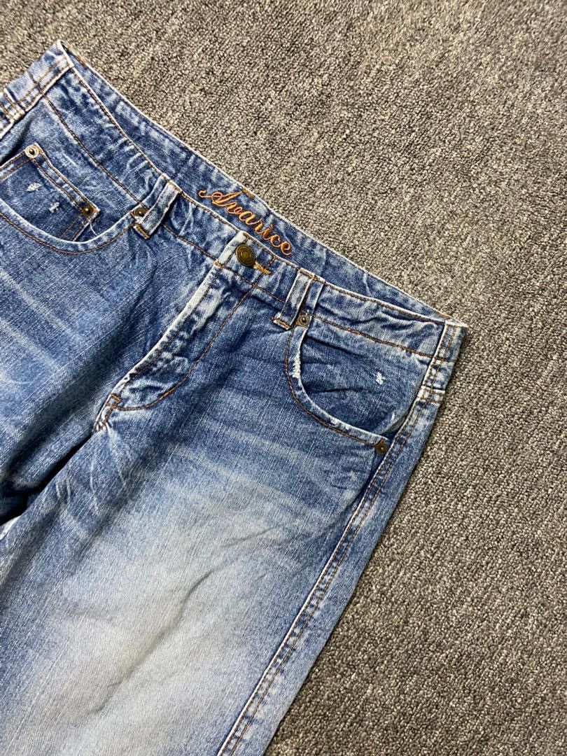 Japanese Brand AVARICE Brand Distressed Cargo Jeans (197) Size US 30 / EU 46 - 11 Thumbnail