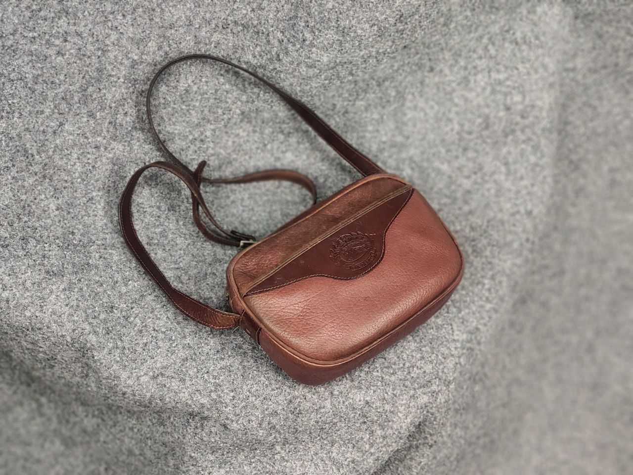 Burberry Vintage 90's Burberry brown leather messenger shoulder bag Size ONE SIZE - 4 Thumbnail