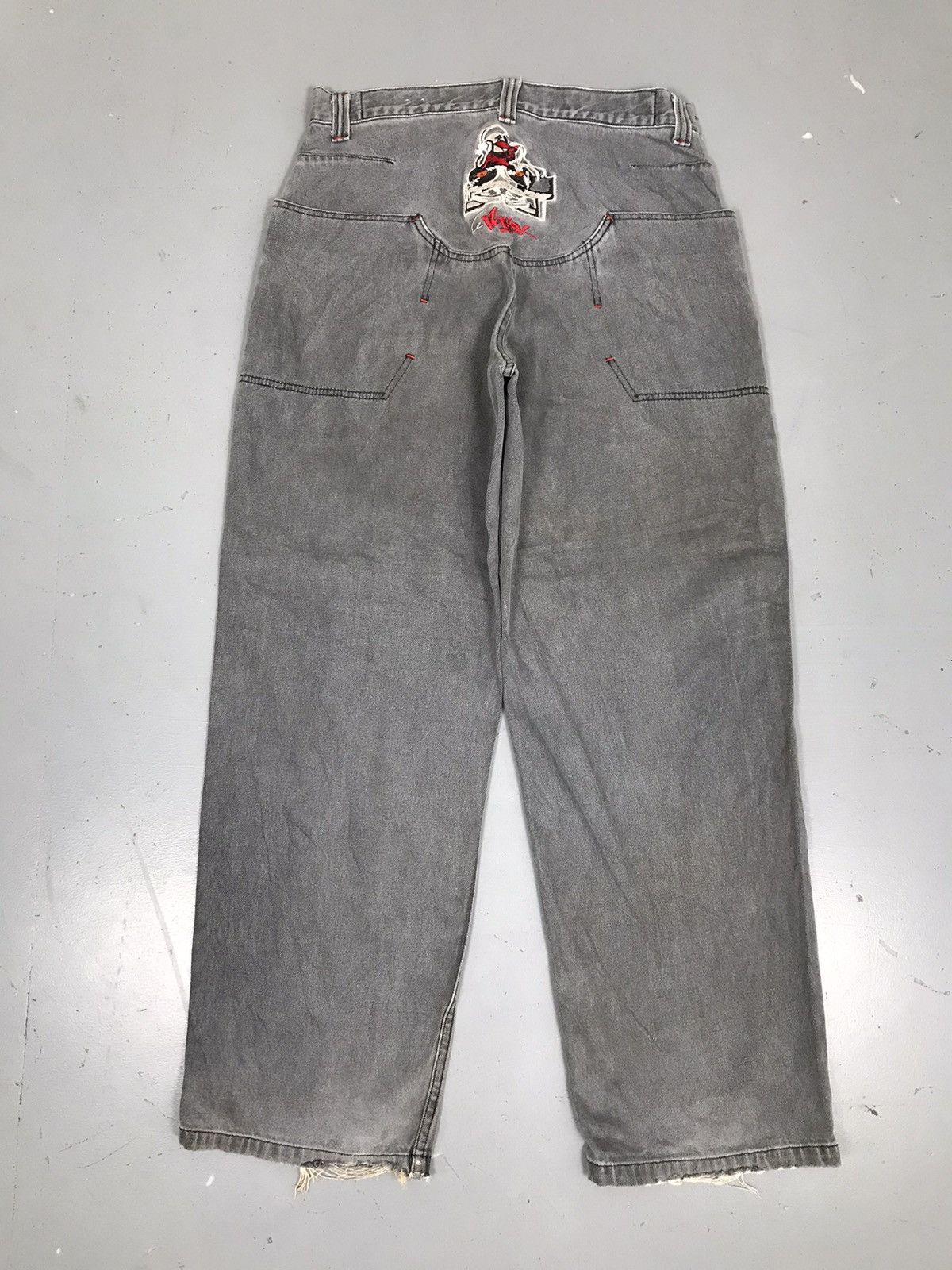 JNCO × Vintage Vintage paco embroidered denim Size US 33 - 1 Thumbnail