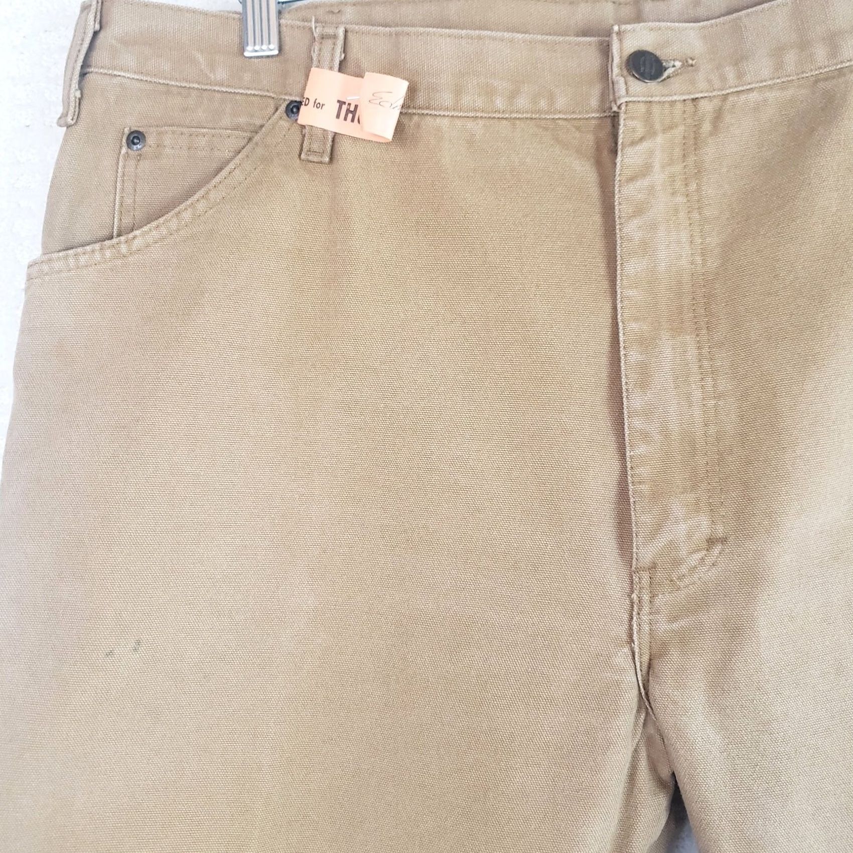 Dickies Dickies Canvas Work Pants Relaxed Fit Straight Tan Brown Duck Mens 40x30 Brown Dickies Canvas Work Pants Relaxed Fit Straight Mens 40x30 Size US 40 / EU 56 - 3 Thumbnail