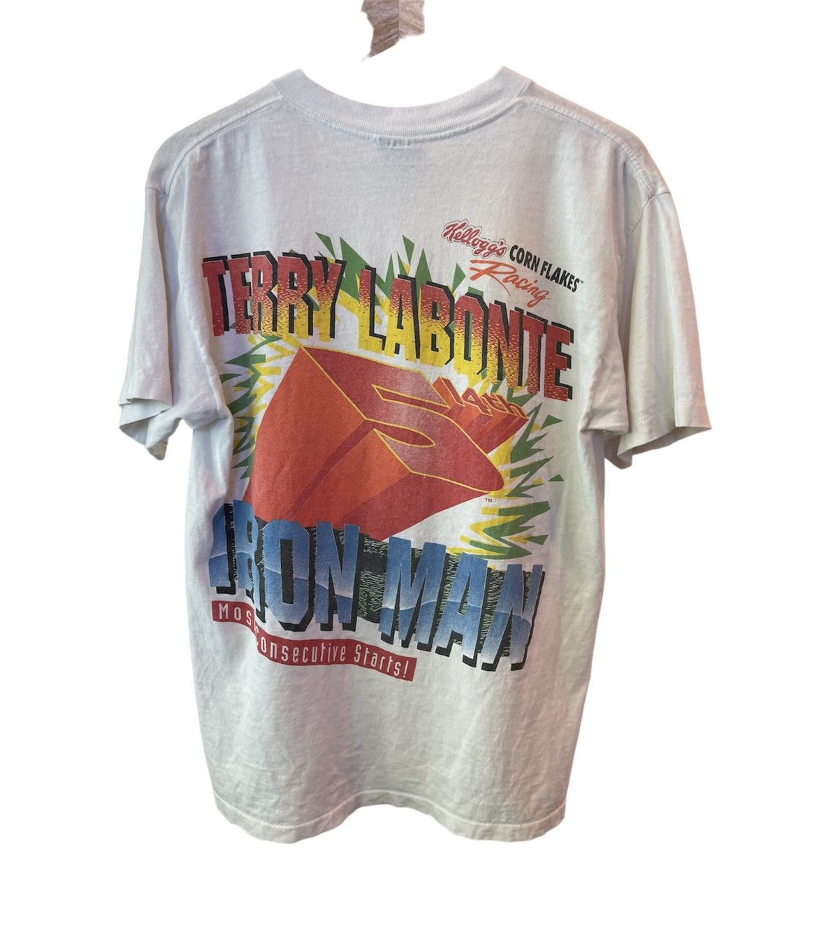 NASCAR Vintage 1996 NASCAR Terry Labonte “Iron Man” T-Shirt Size US M / EU 48-50 / 2 - 5 Thumbnail