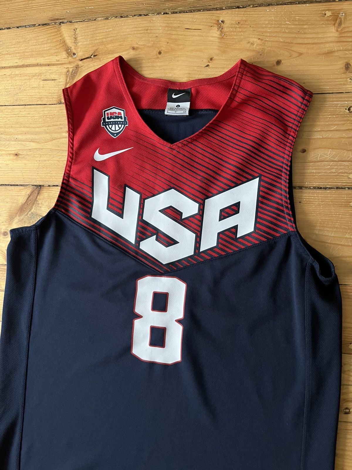 NBA 2012 Paul George #8 USA Basketball Nike Jersey – Size Small Size US S / EU 44-46 / 1 - 2 Thumbnail