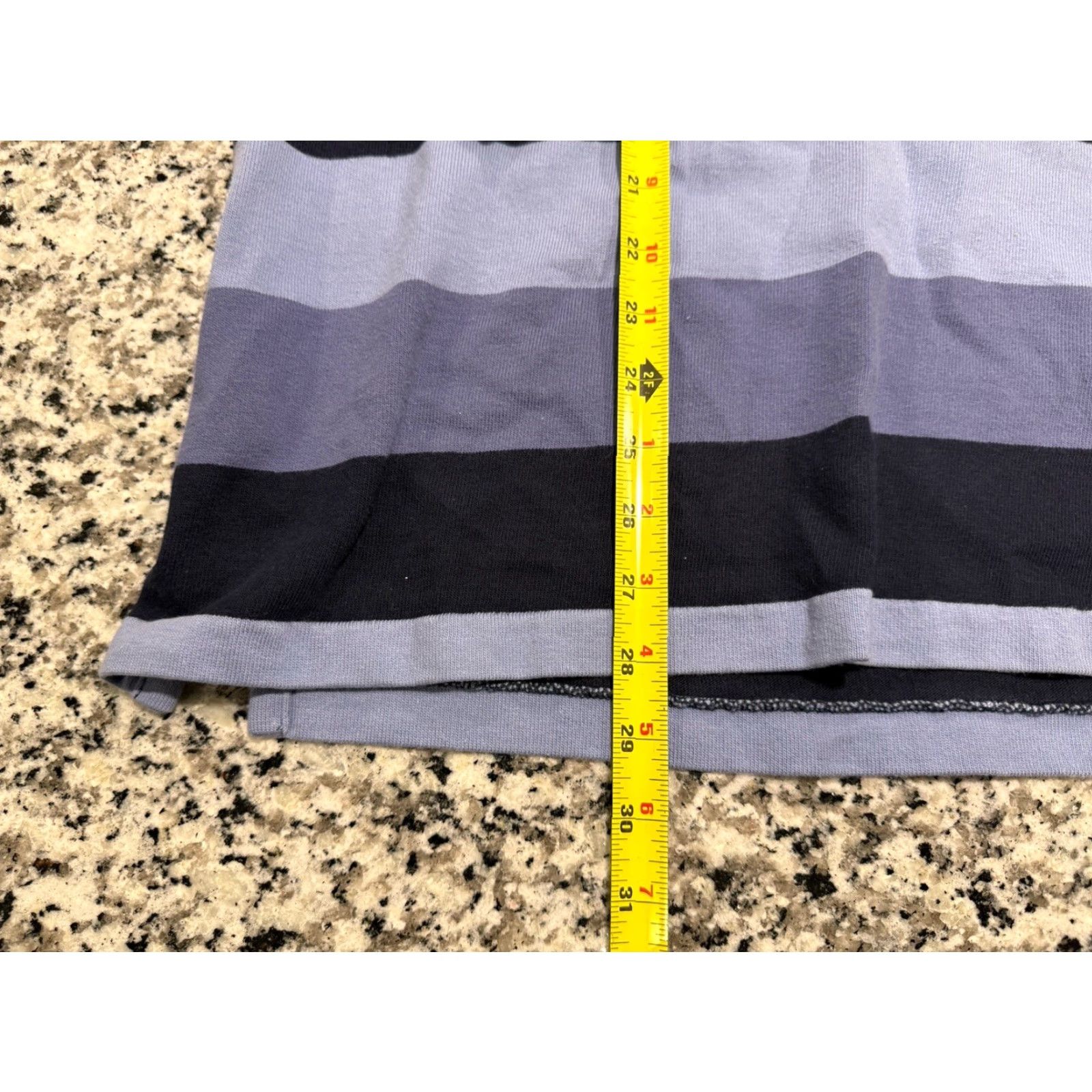 Polo Ralph Lauren VINTAGE Polo Ralph Lauren Rugby Shirt Denim Collar Striped Large Men L Blue 90s Preppy Logo Embroidered Clothing Size US L / EU 52-54 / 3 - 2 Thumbnail