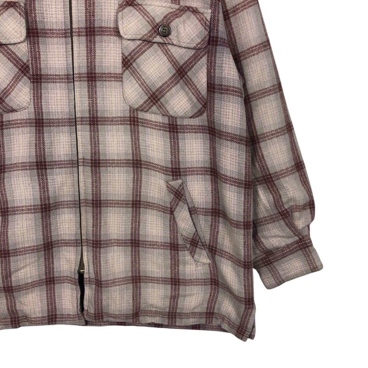 Flannel × Japanese Brand × Vintage Vintage Flannel Shirt Jacket Ralph Eton Tartan Design Check Size US M / EU 48-50 / 2 - 5 Thumbnail