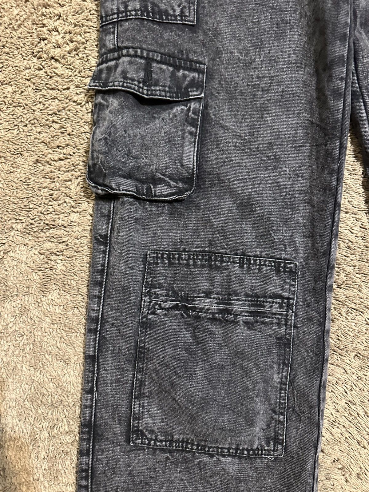Fashion Nova Vintage Fashion Nova “triple black” baggy jeans 00s size 12 Size 36" / US 14 / IT 50 - 2 Thumbnail