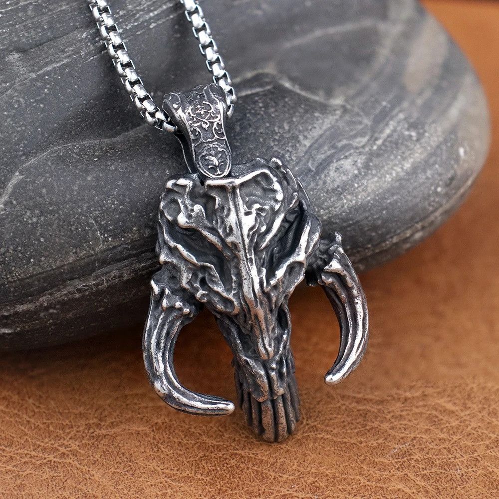 Jewelry Skull Mask Necklace Size ONE SIZE - 1 Thumbnail
