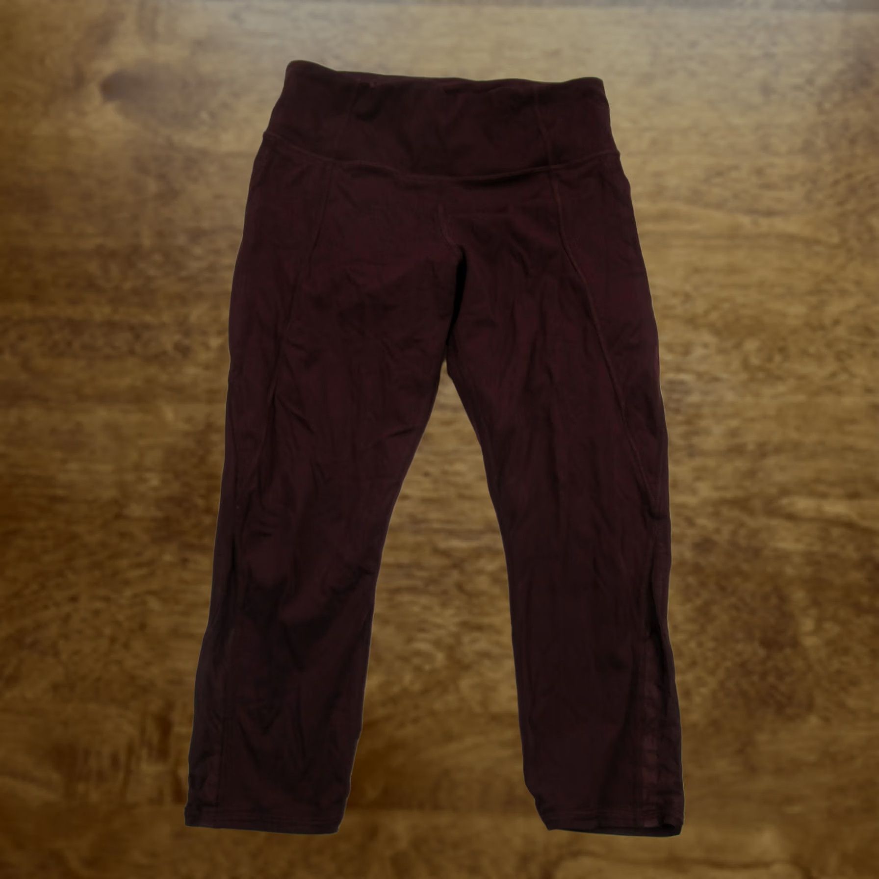 Athleta Athleta Leggings Womens Medium Workout Gym Stretch Burgundy Regular Size M Knit Nylon Polyester Size 32" / US 10 / IT 46 - 1 Thumbnail