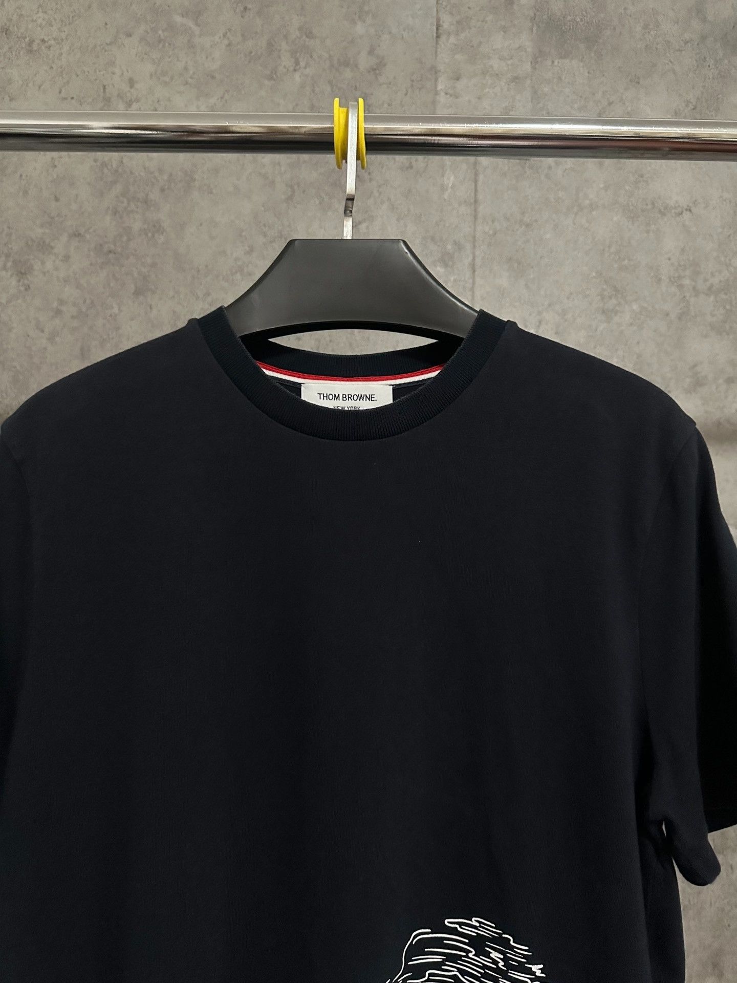 Thom Browne Thom Browne 2024 SS Sea Island Cotton Knit T-Shirt Size US M / EU 48-50 / 2 - 2 Thumbnail