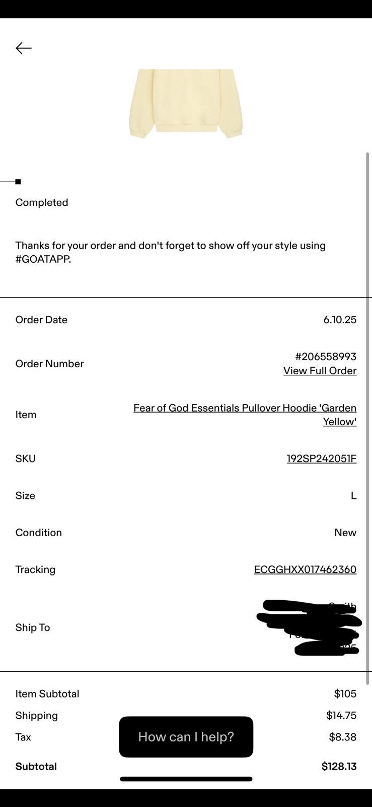 Essentials Fear of God Essentials Pullover Hoodie 'Garden Yellow' Size US L / EU 52-54 / 3 - 9 Thumbnail