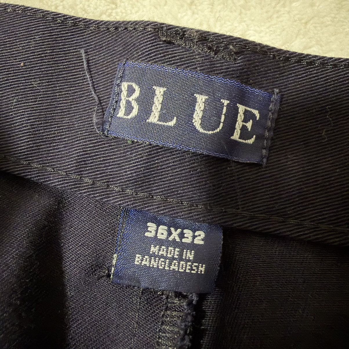 Other BLUE baggy/loose fit cargo pants Size US 36 / EU 52 - 3 Thumbnail