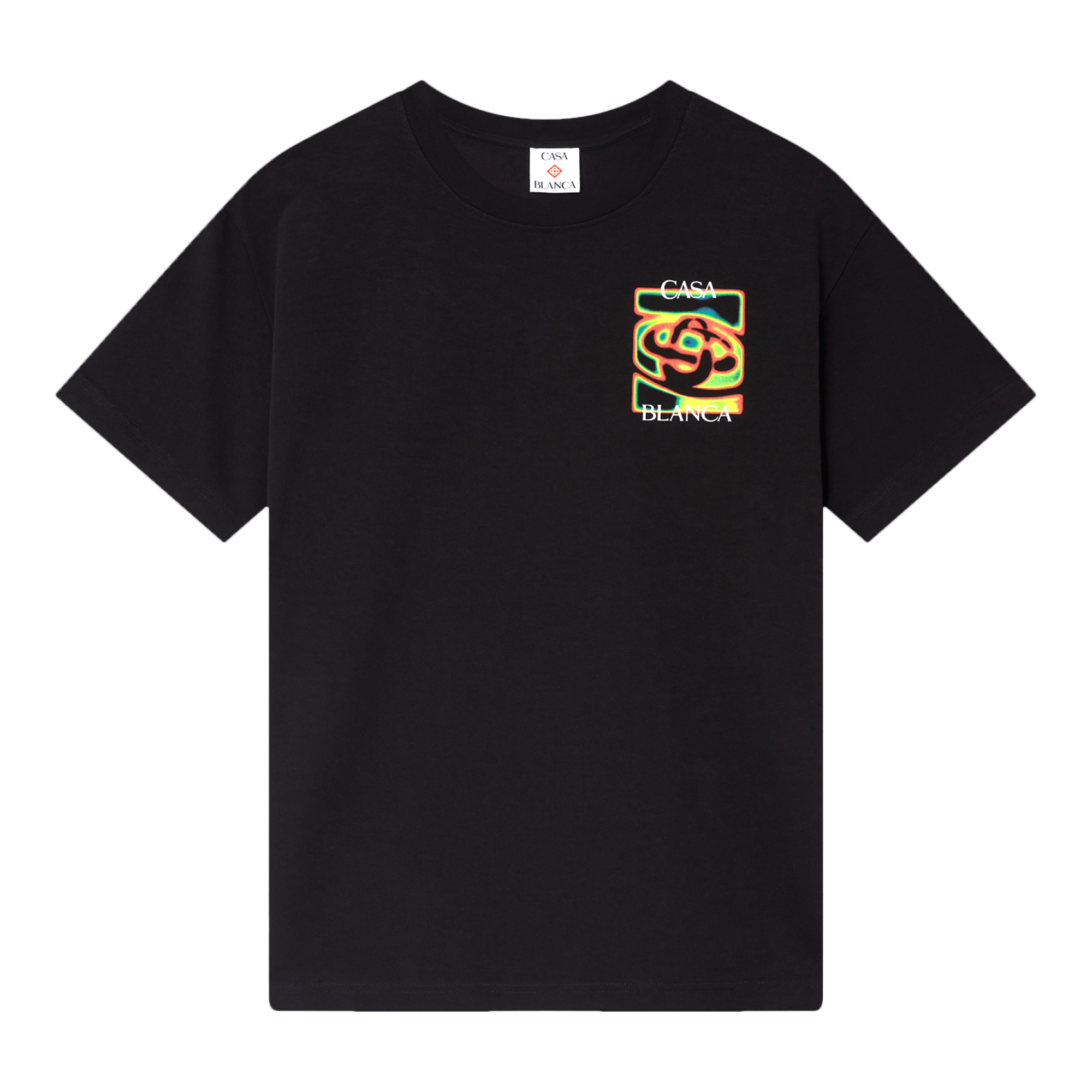 Casablanca Heat Map Classic T-shirt Black Size US XS / EU 42 / 0 - 1 Thumbnail