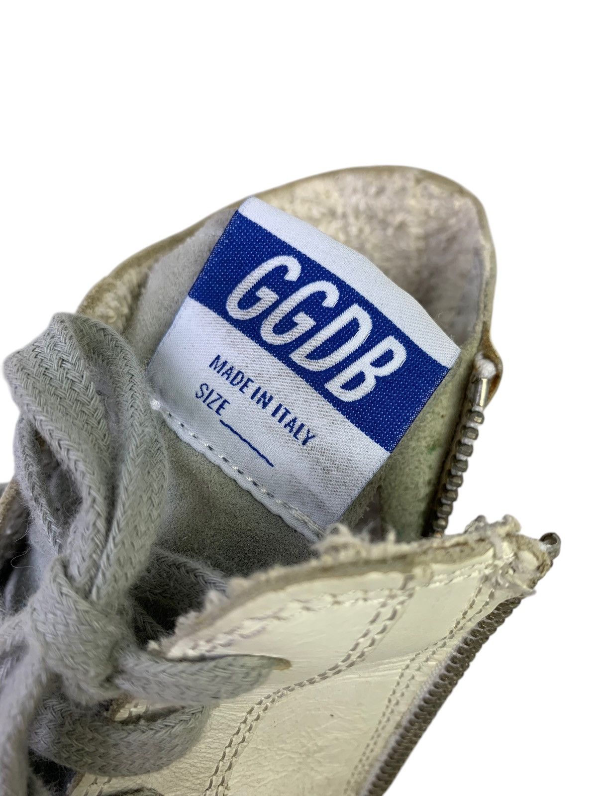 Golden Goose Golden Goose Francy Classic Hi Top White Distressed Leather Size US 5 / EU 37 - 11 Thumbnail