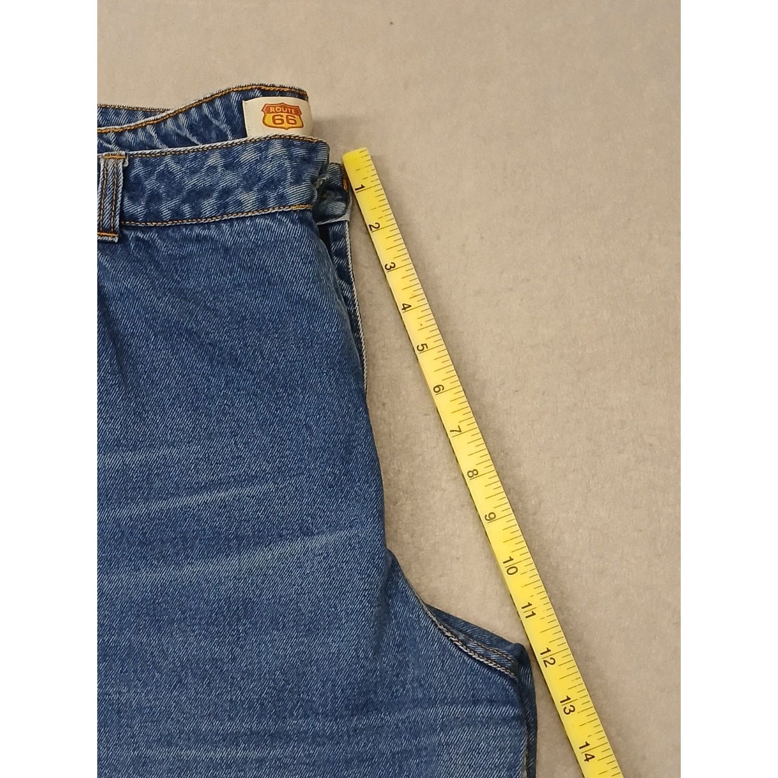 Route 66 Route 66 (24S) Women's Relaxed Straight Fit Blue Denim Jeans Size 24" / US 00 / IT 34 - 6 Thumbnail