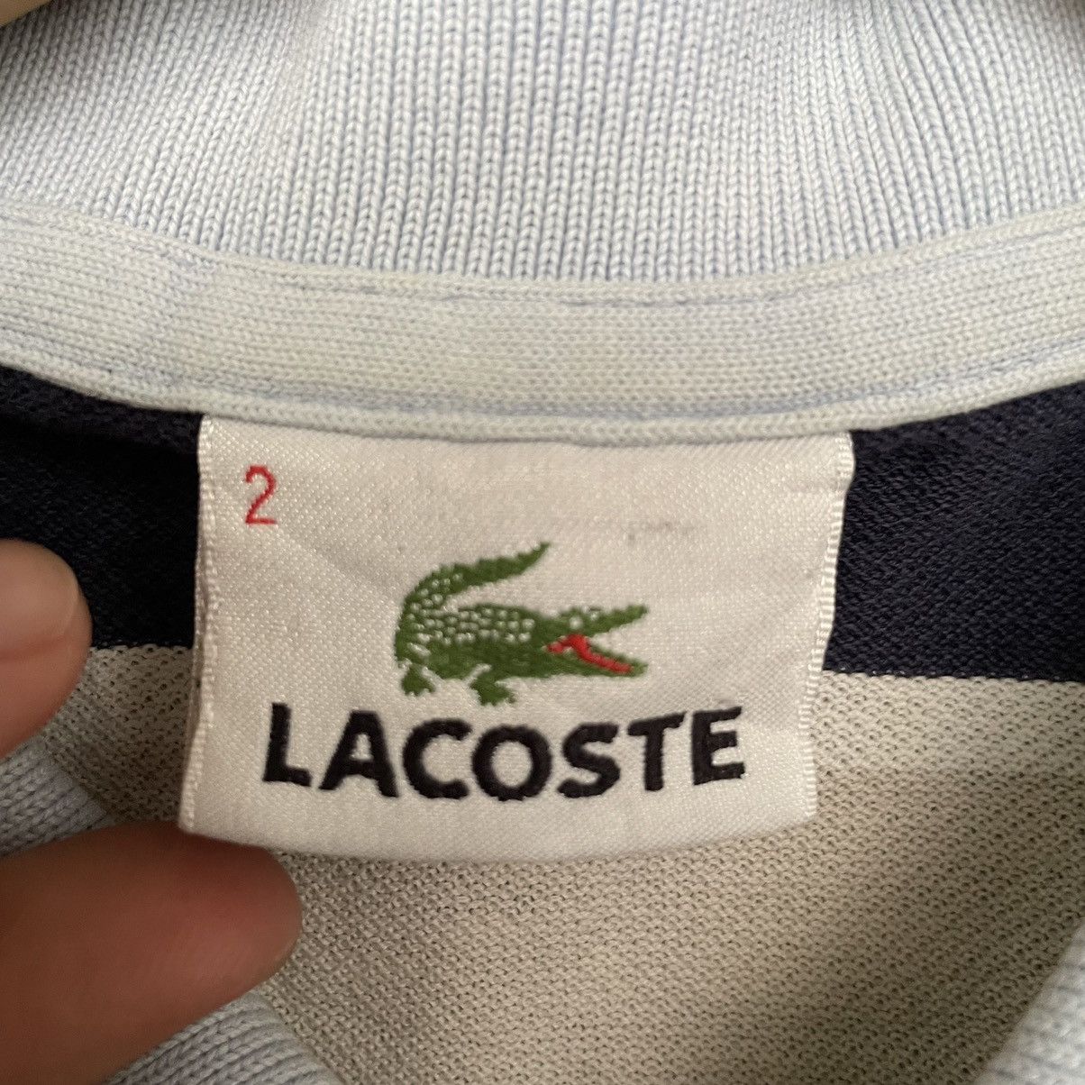 Lacoste Lacoste Multicolour Stripes Polo T Shirt Small Size Size US S / EU 44-46 / 1 - 3 Thumbnail