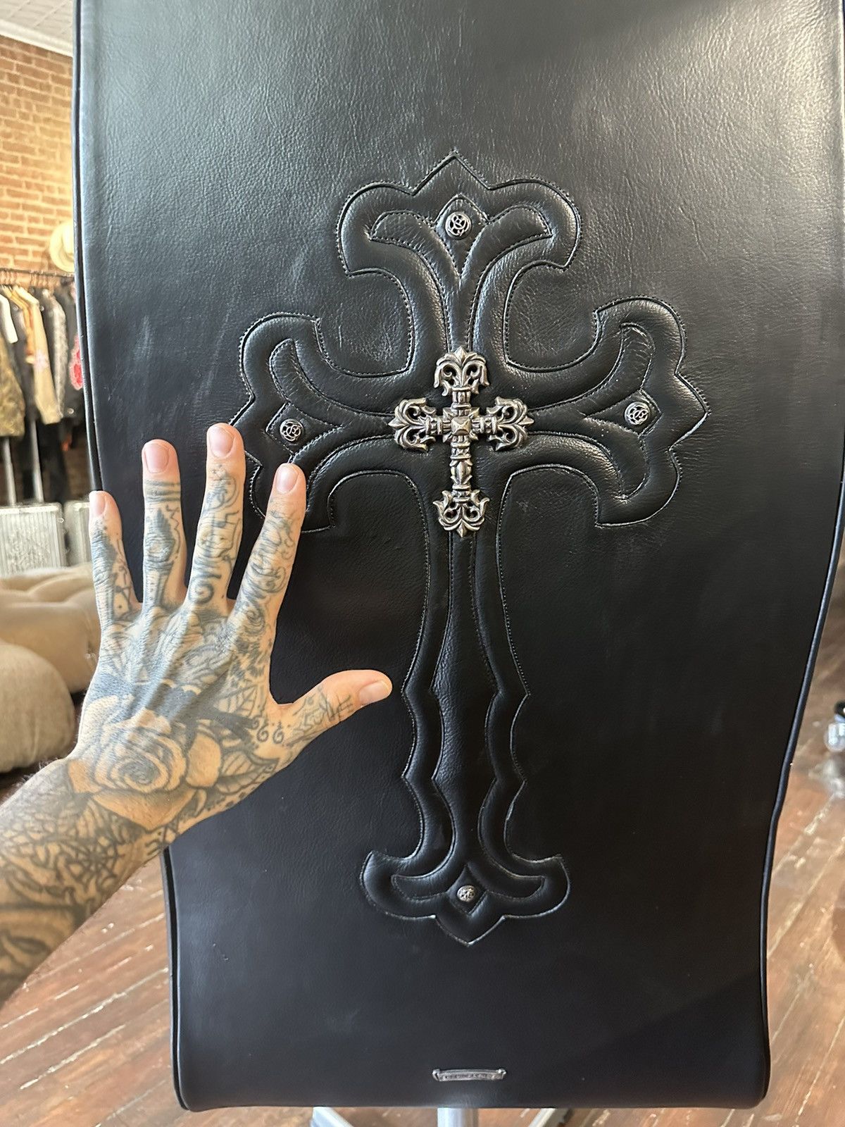 Chrome Hearts CHROME HEARTS VIP EXECUTIVE GAMING CROSS PATCH CHAIR Size ONE SIZE - 10 Thumbnail