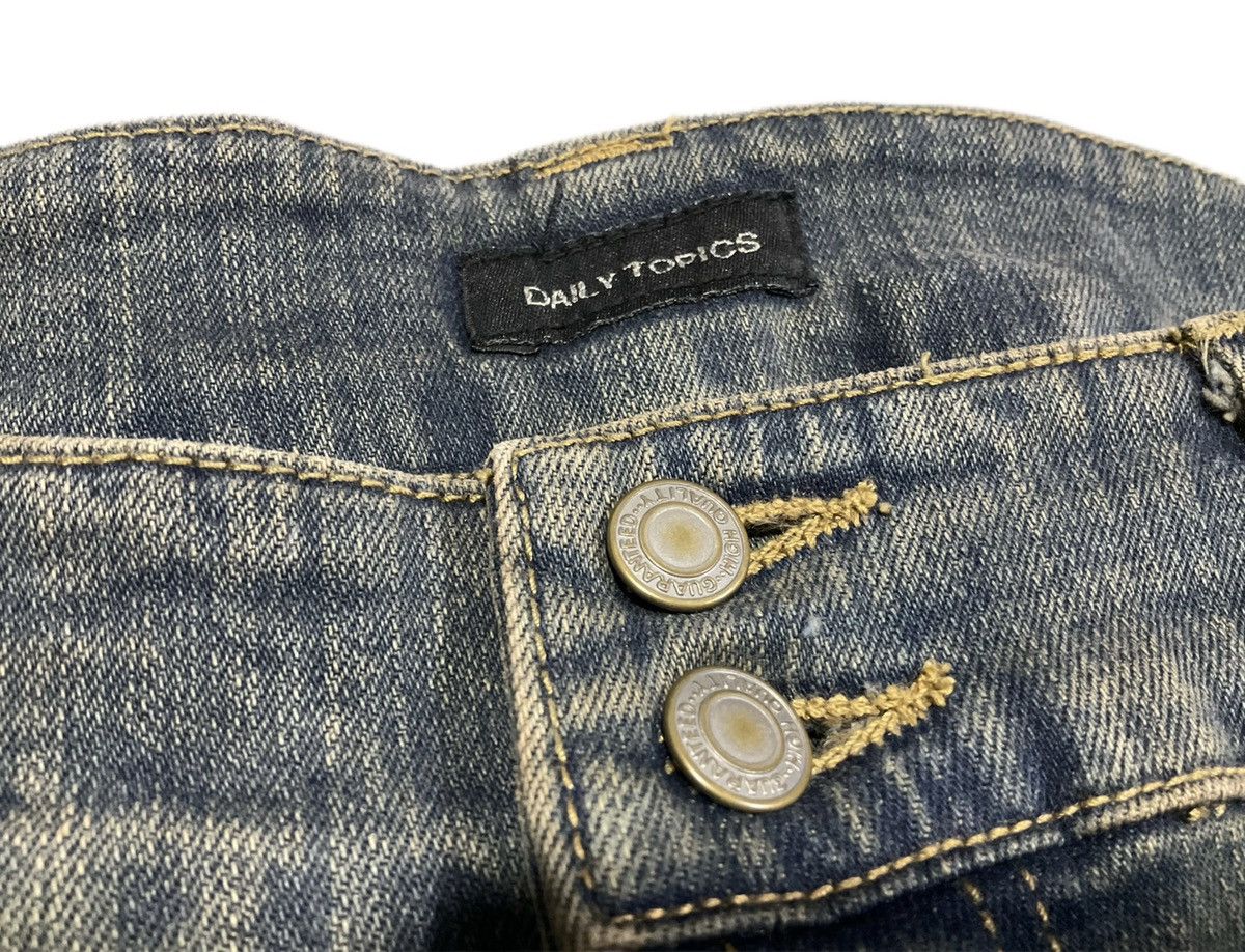 Hysteric Glamour × Japanese Brand × Tornado Mart 🔥Sick Y2K Daily Topics Mud Wash Flared Denim Hysteric Style Size US 31 - 9 Thumbnail