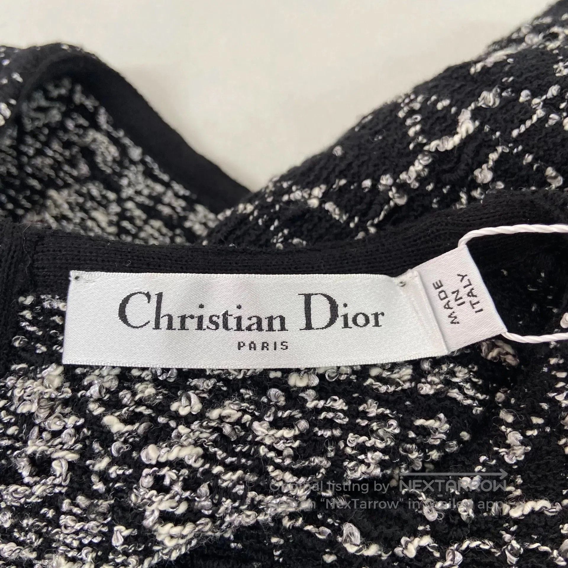 Dior Christian Dior Cannage Knit Dress F34. Size XXS / US 00 / IT 34 - 8 Thumbnail
