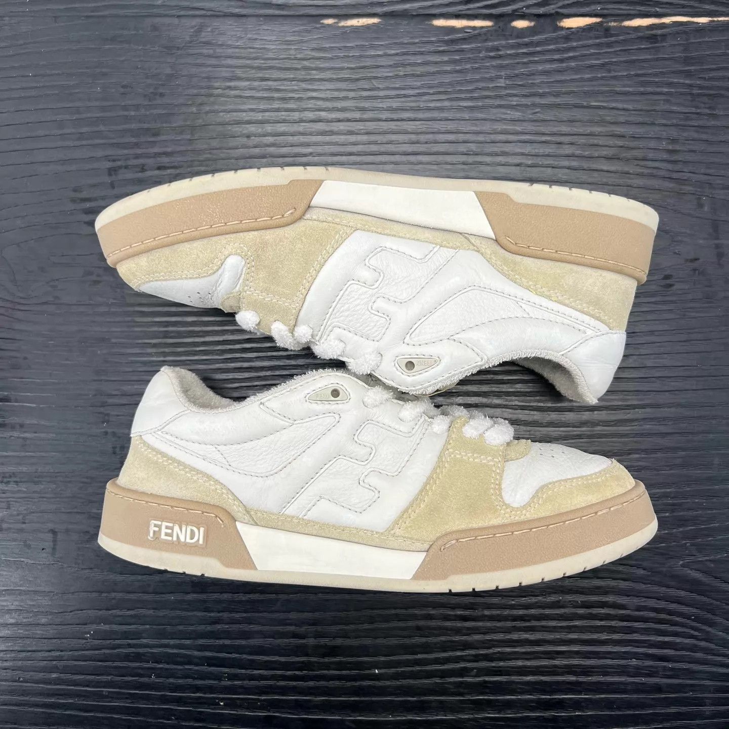 Fendi Fendi Match Gray & White 39 Boxed New Size US 8.5 / IT 38.5 - 3 Thumbnail