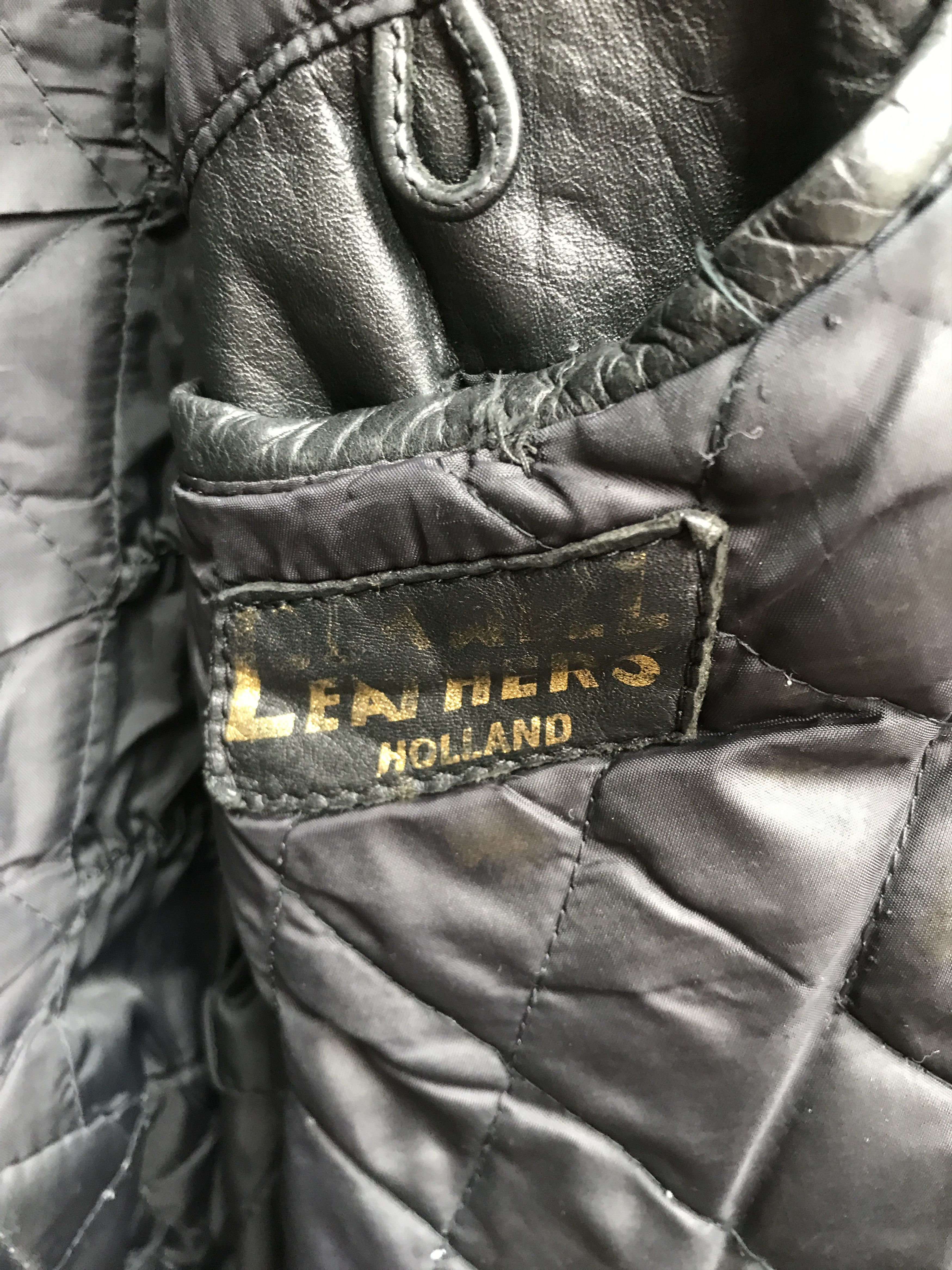 Vintage Rare Vintage 70s Sporty fit Twin Track Leather Biker Jacket Size US L / EU 52-54 / 3 - 14 Thumbnail