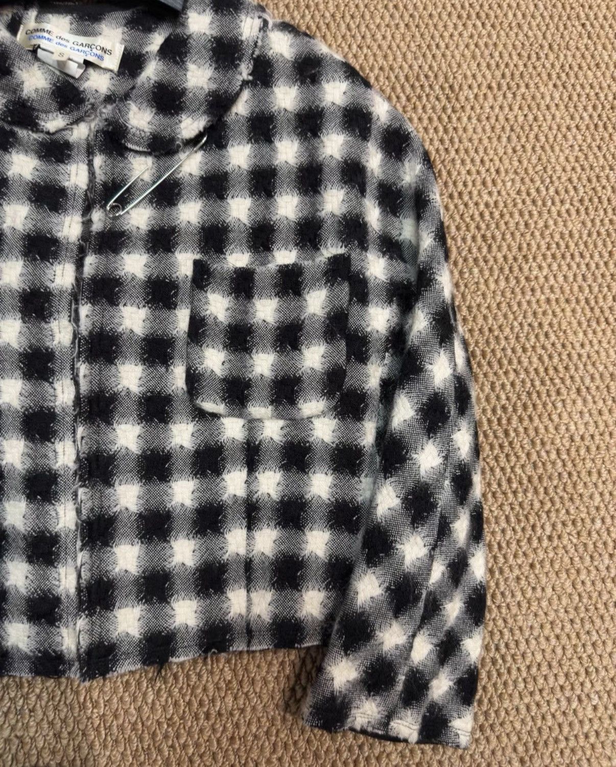 Comme des Garcons Comme des Garçons Plaid Short Jacket K23 Size S / US 4 / IT 40 - 3 Thumbnail