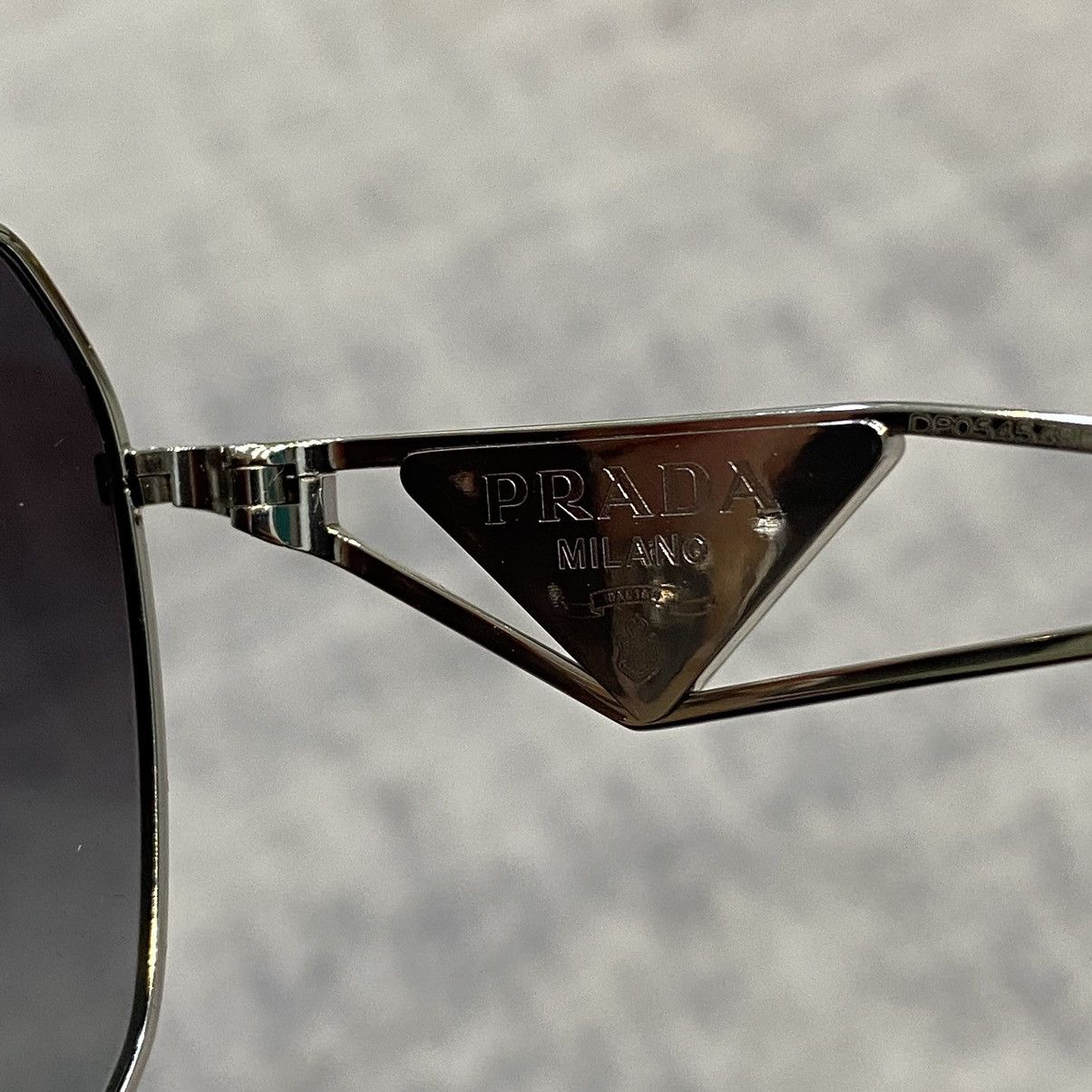 Prada PRADA 0PR 57YS 1BC5D1 Grey Gradient Silver Size ONE SIZE - 6 Thumbnail