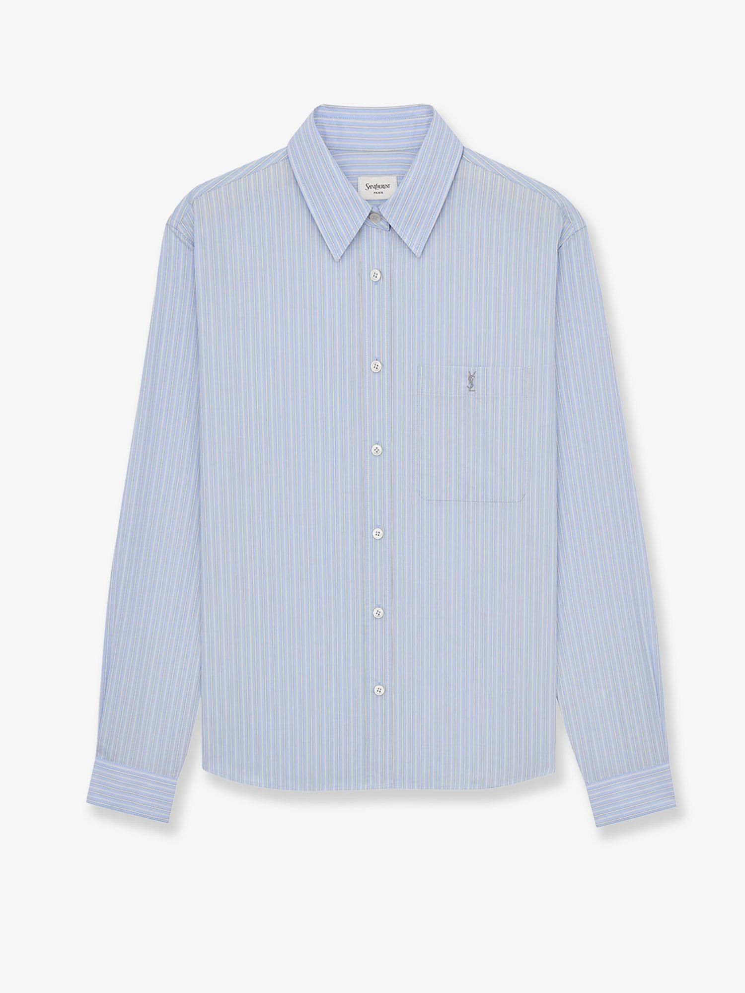 Saint Laurent Paris Certified Cotton Shirt Size M / US 6-8 / IT 42-44 - 1 Thumbnail