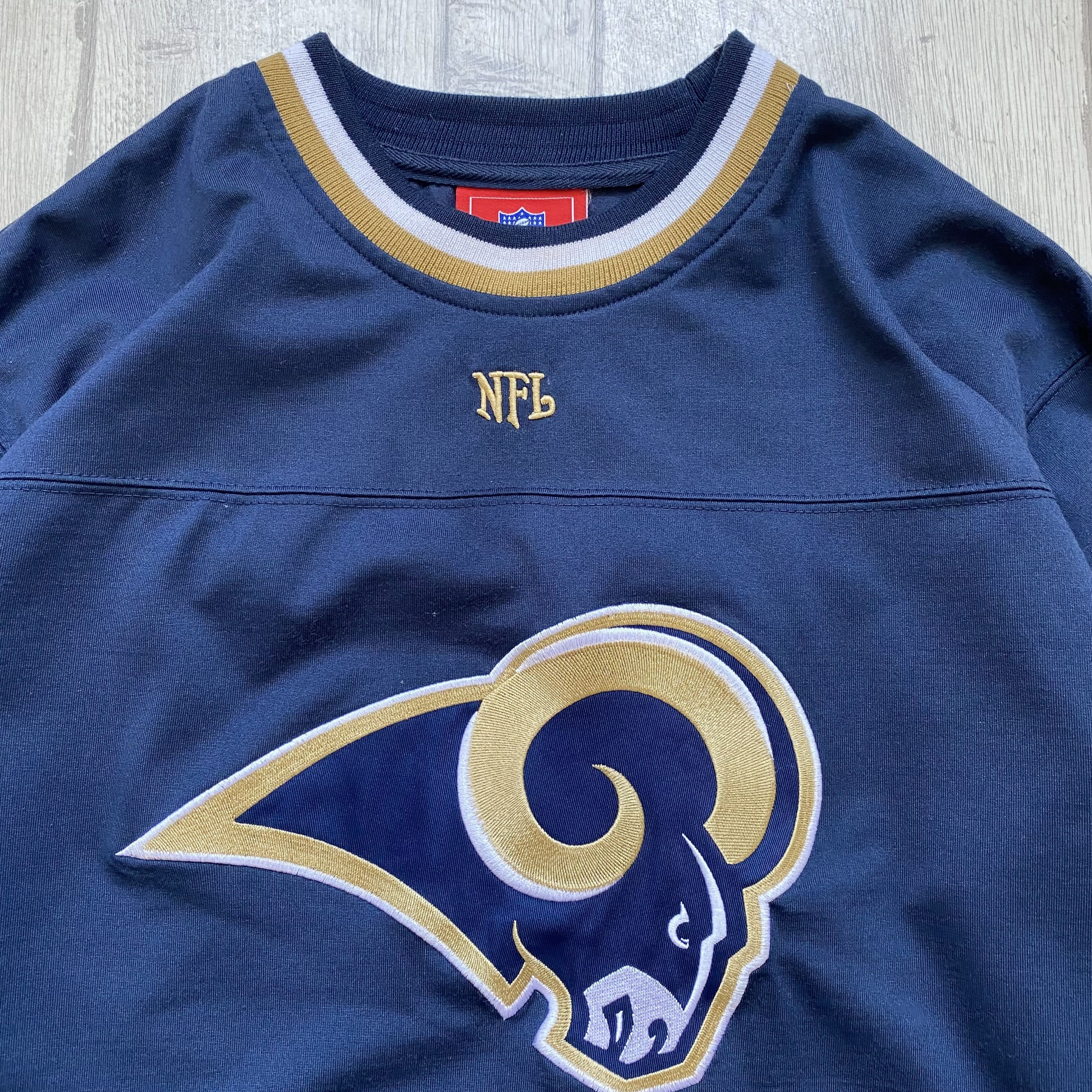 NFL 🏈 Vintage NFL ST. Louis Rams jersey heavy long sleeve Size US M / EU 48-50 / 2 - 5 Thumbnail